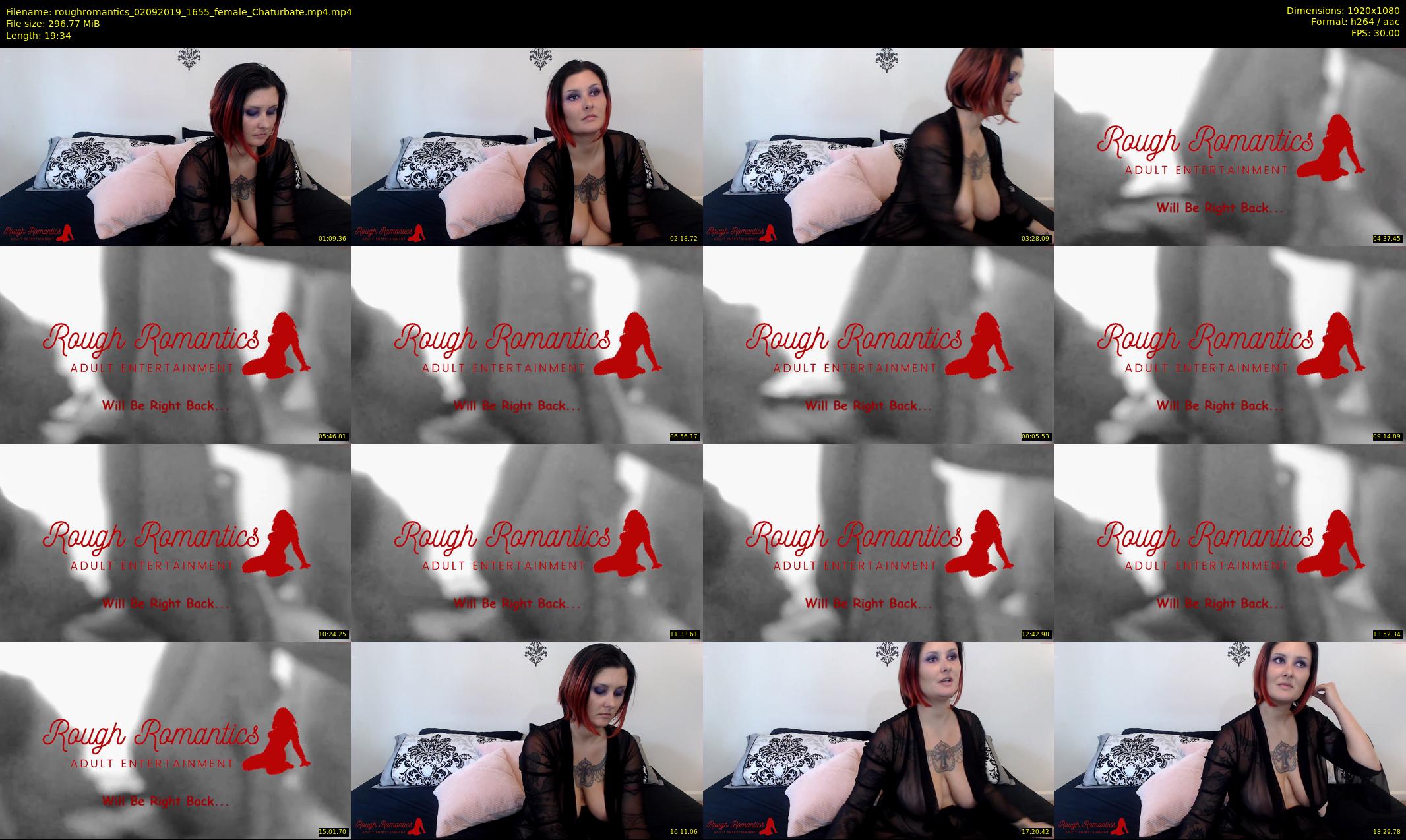 roughromantics — 20 minute Chaturbate couple cam show recording, 1080p, Sep 2, 2019
