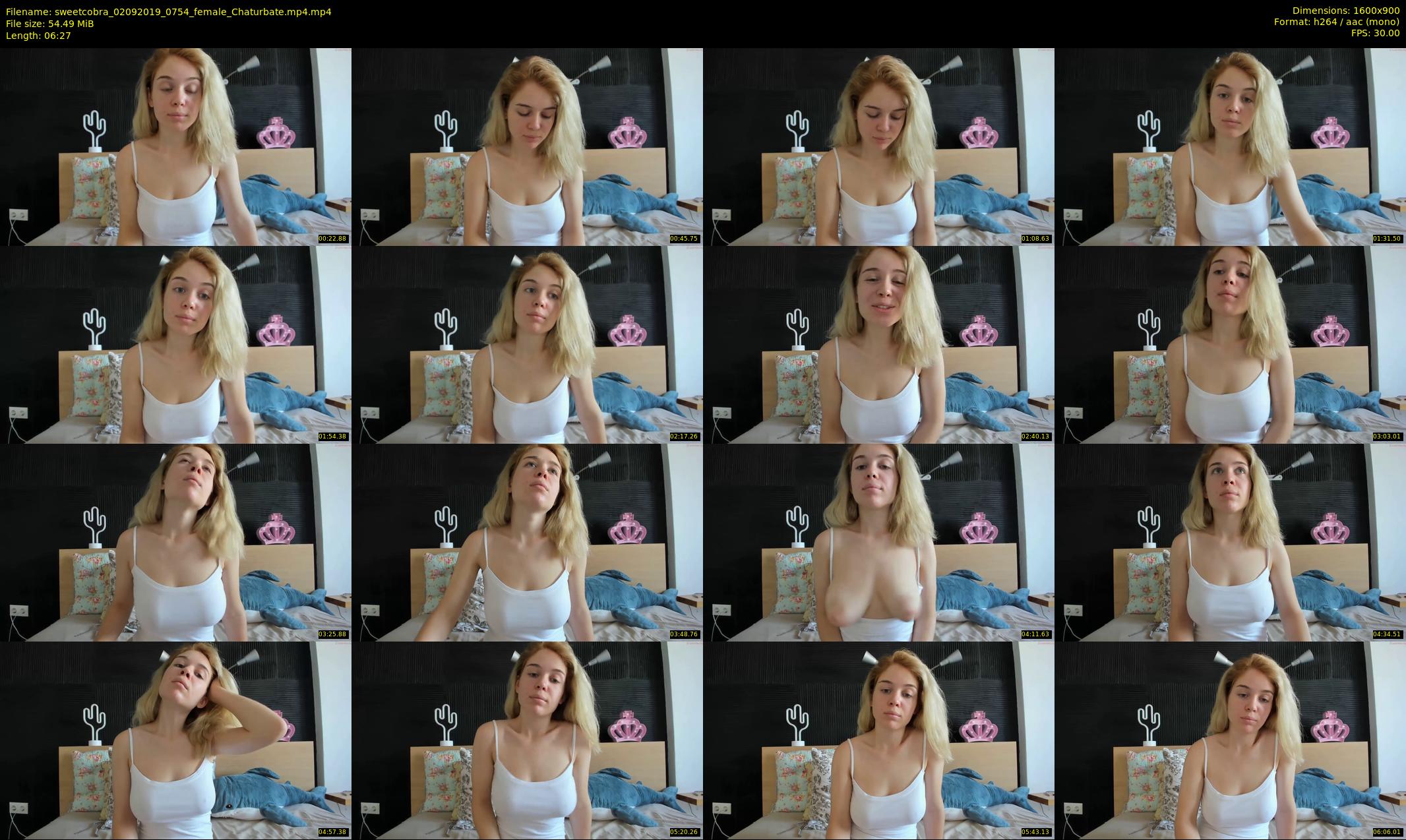 sweetcobra — 7 minute Chaturbate female cam show recording, 720p, Sep 2, 2019