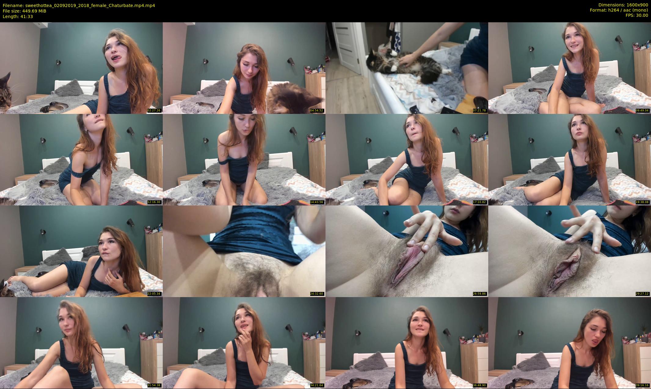sweethottea — 42 minute Chaturbate female cam show recording, 720p, Sep 2, 2019