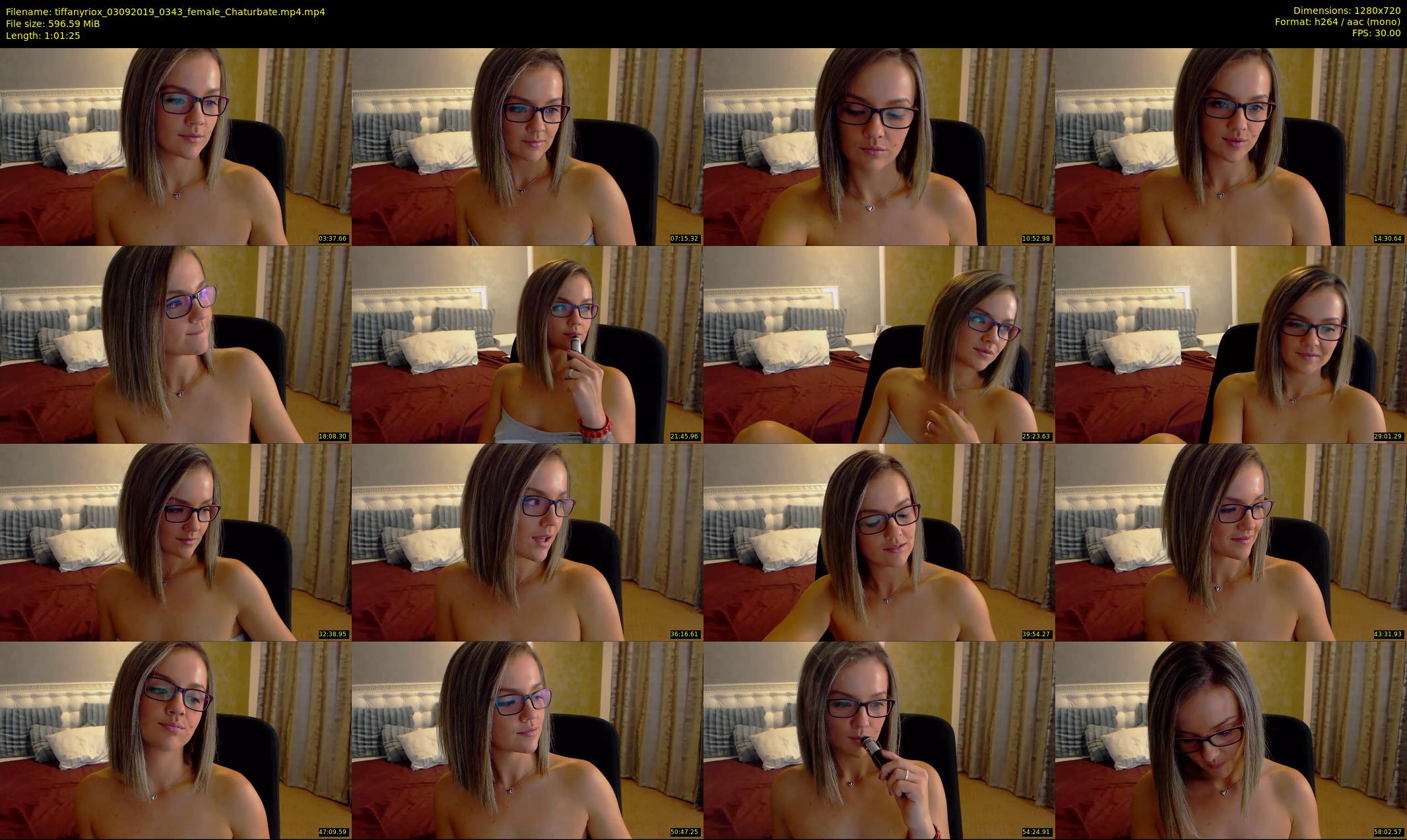 tiffanyriox — 62 minute Chaturbate female cam show recording, 720p, Sep 3, 2019