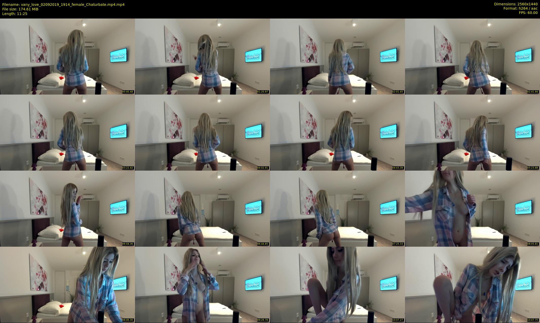 vany_love — 12 minute Chaturbate female cam show recording, 1080p, Sep 2, 2019