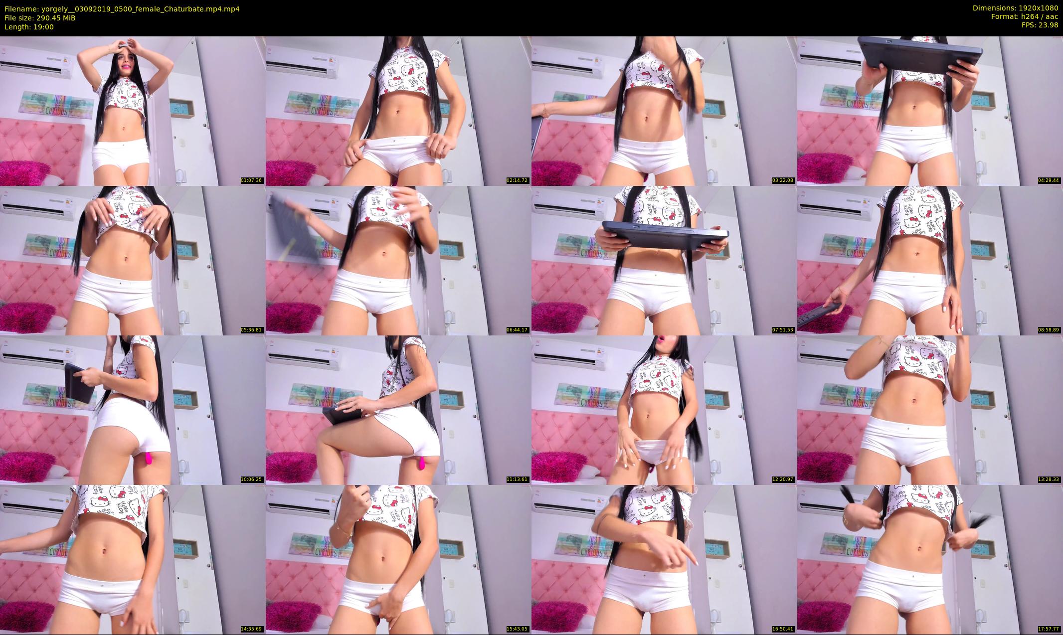 yorgely_ — 19 minute Chaturbate female cam show recording, 1080p, Sep 3, 2019