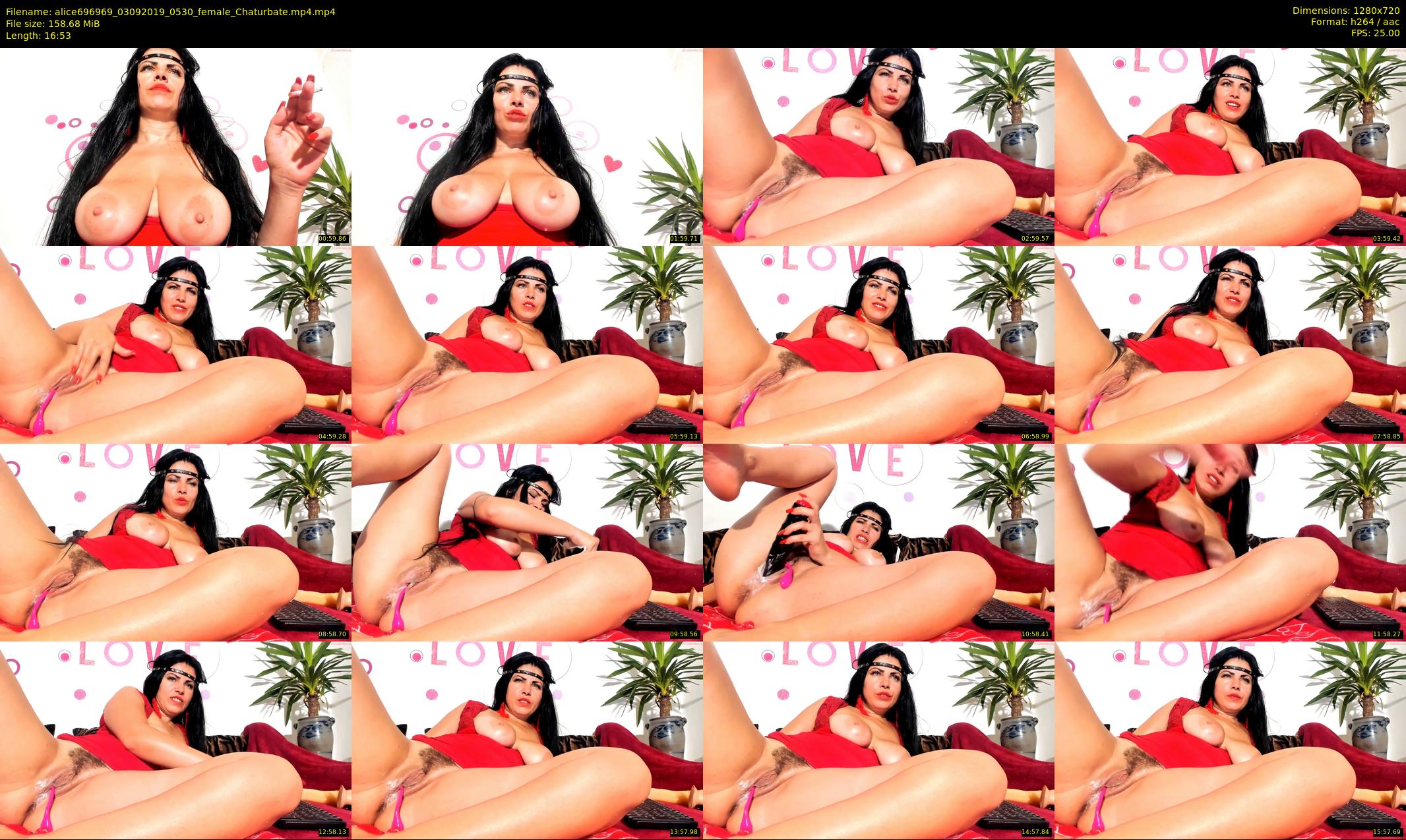 alice696969 — 17 minute Chaturbate female cam show recording, 720p, Sep 3, 2019