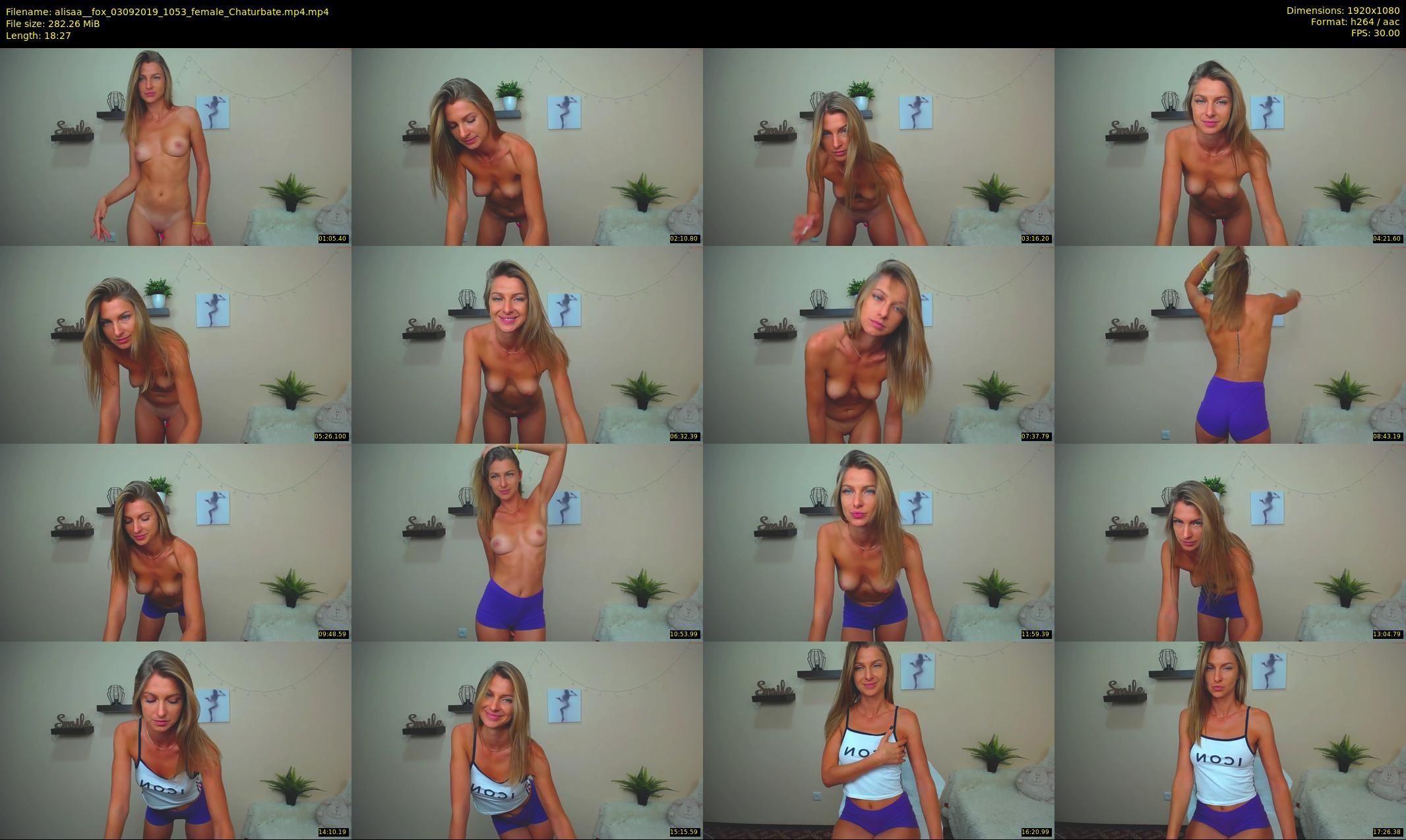 alisaa__fox — 19 minute Chaturbate female cam show recording, 1080p, Sep 3, 2019
