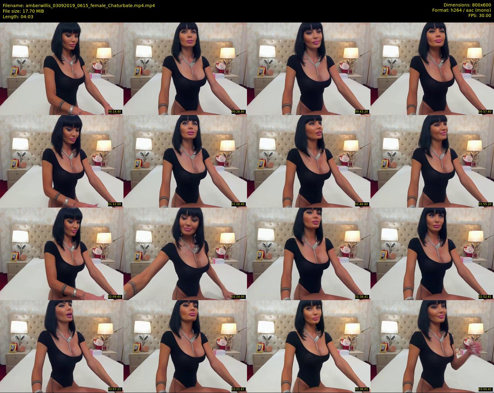 amberwillis — 5 minute Chaturbate female cam show recording, 480p, Sep 3, 2019