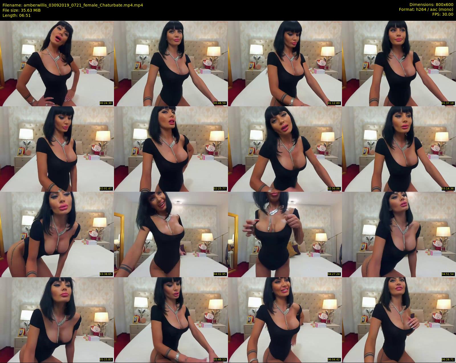 amberwillis — 7 minute Chaturbate female cam show recording, 480p, Sep 3, 2019