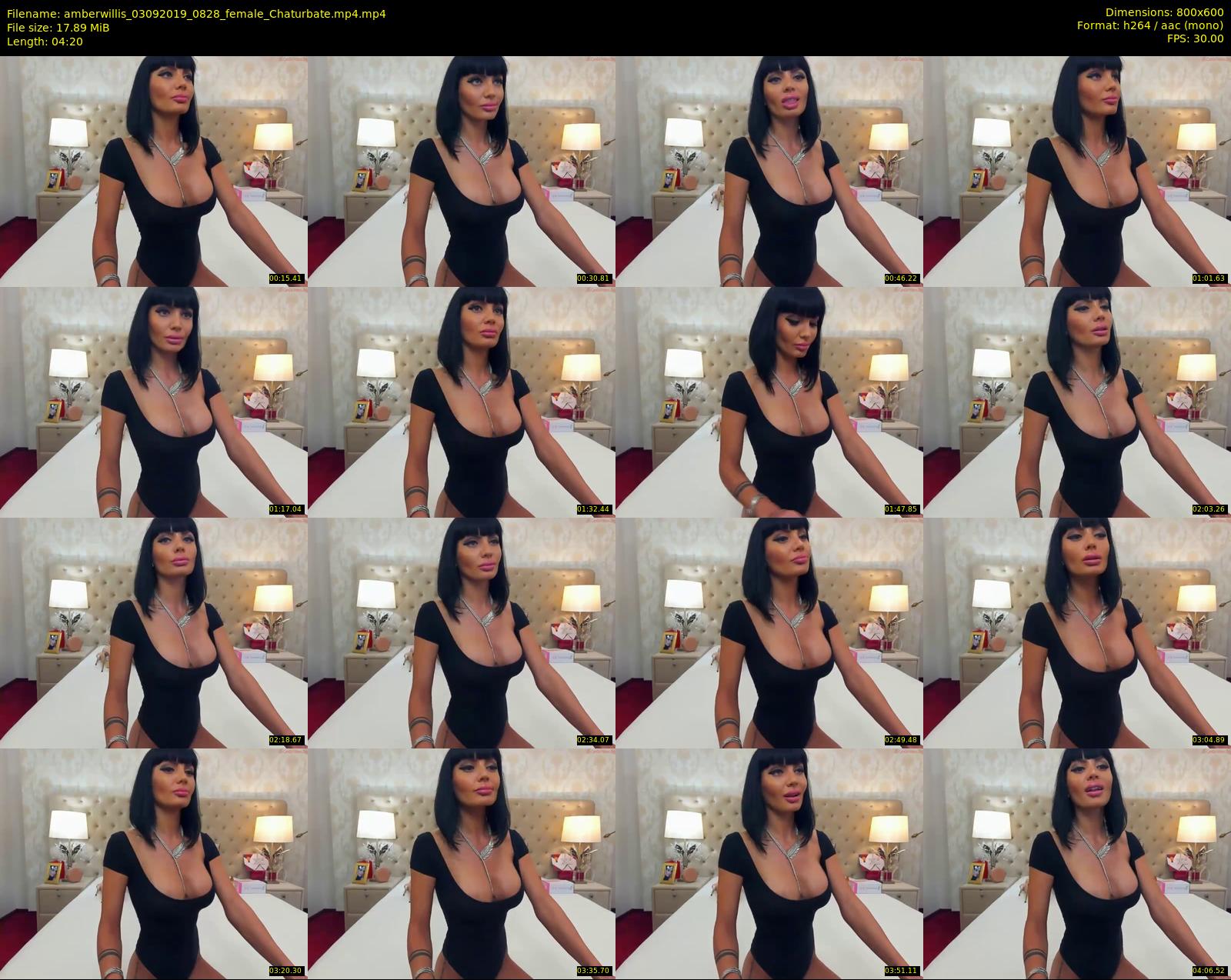 amberwillis — 5 minute Chaturbate female cam show recording, 480p, Sep 3, 2019