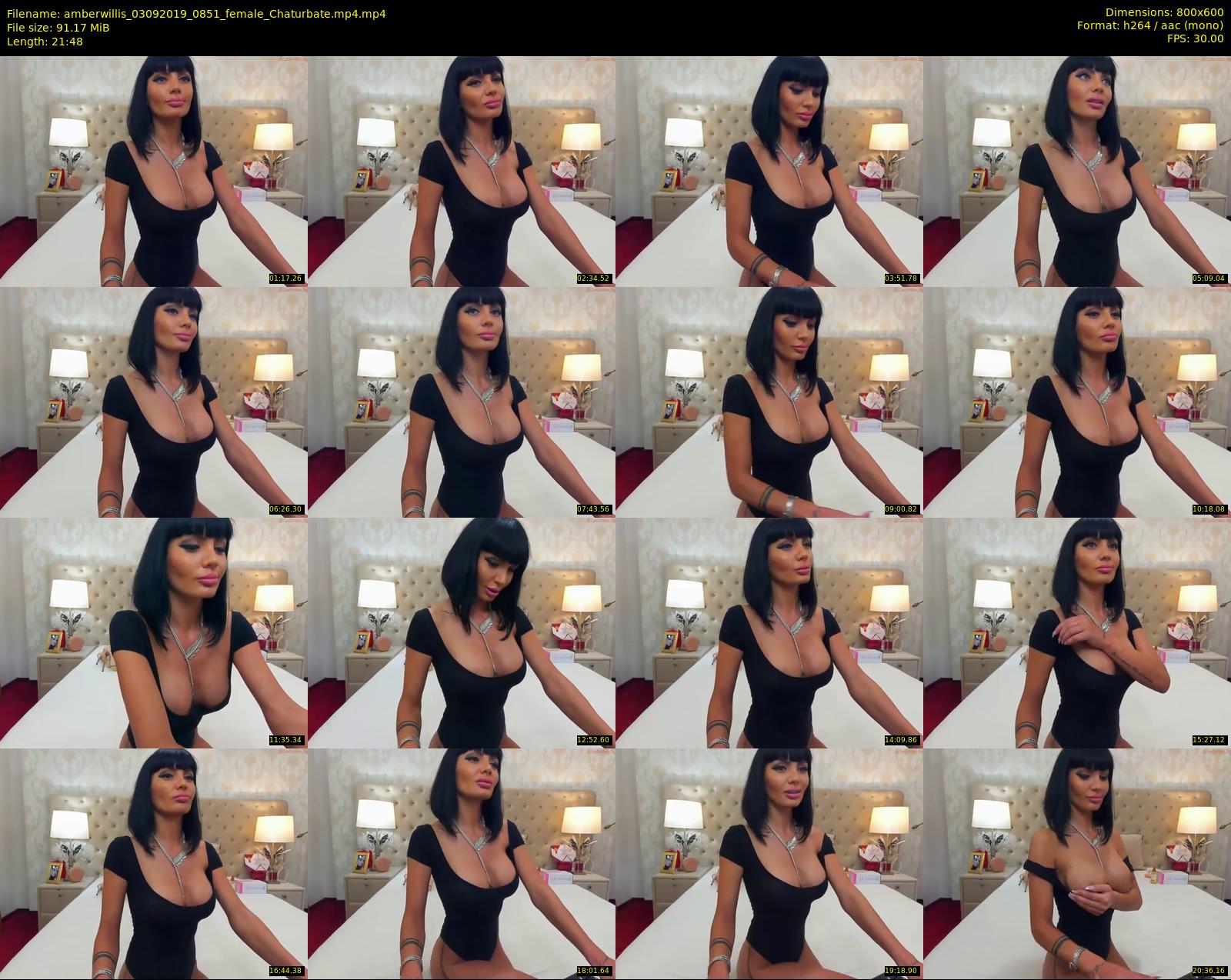 amberwillis — 22 minute Chaturbate female cam show recording, 480p, Sep 3, 2019