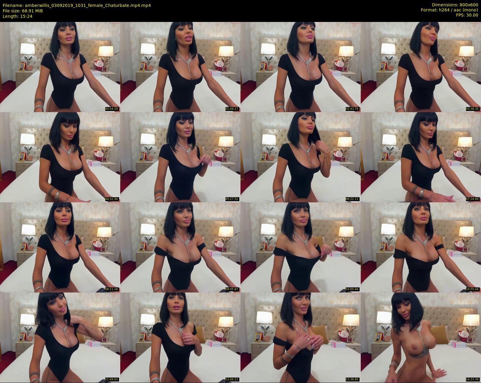 amberwillis — 16 minute Chaturbate female cam show recording, 480p, Sep 3, 2019