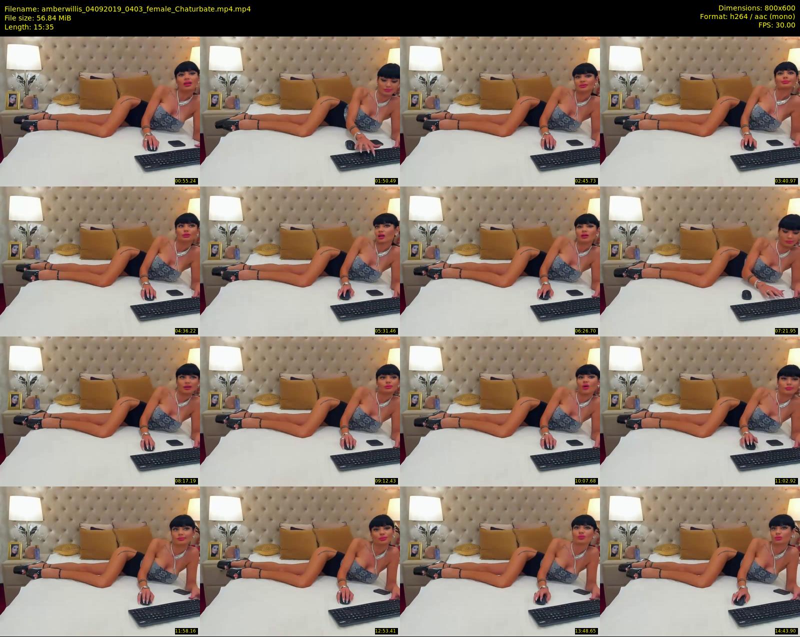 amberwillis — 16 minute Chaturbate female cam show recording, 480p, Sep 4, 2019