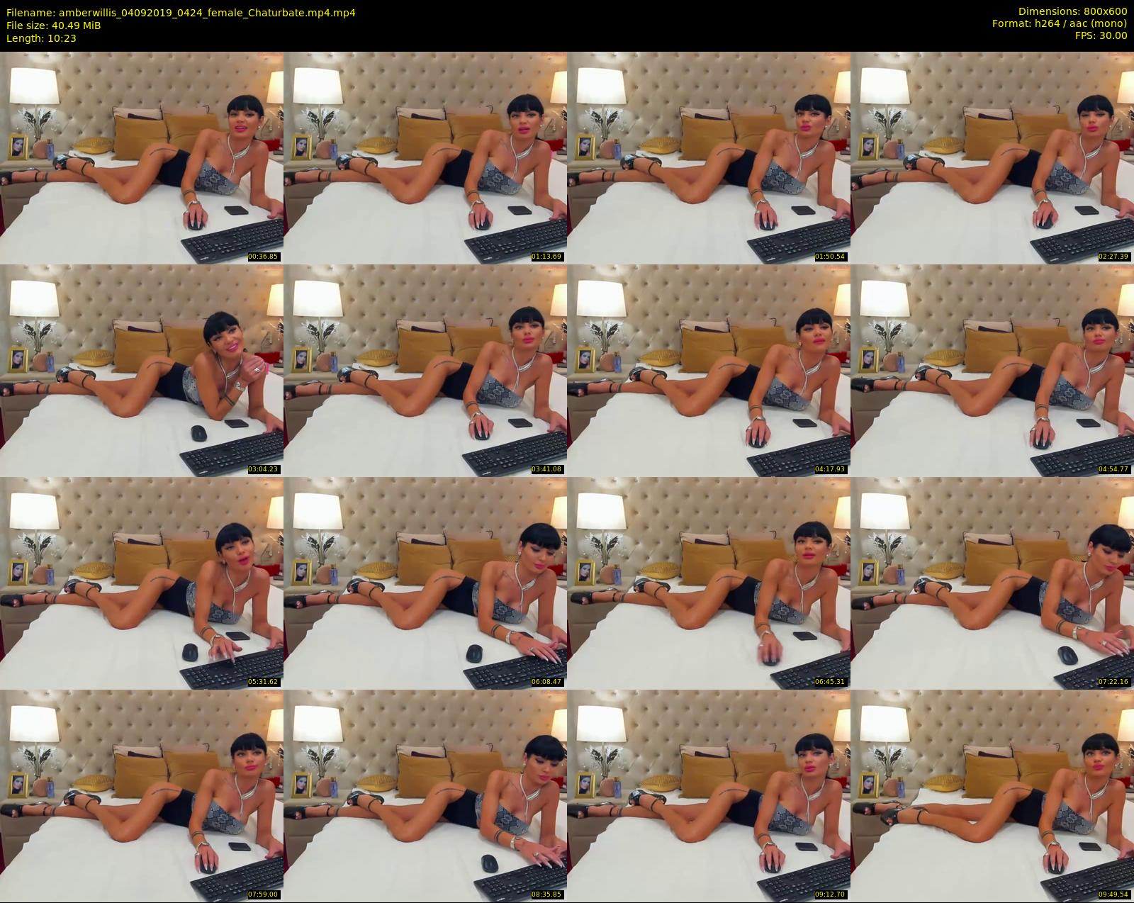 amberwillis — 11 minute Chaturbate female cam show recording, 480p, Sep 4, 2019
