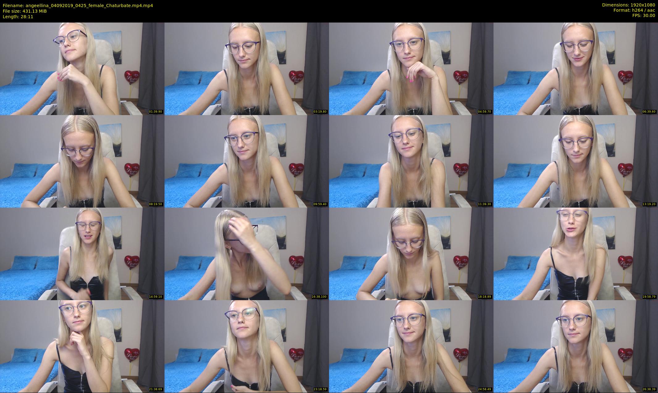 angeellina — 29 minute Chaturbate female cam show recording, 1080p, Sep 4, 2019