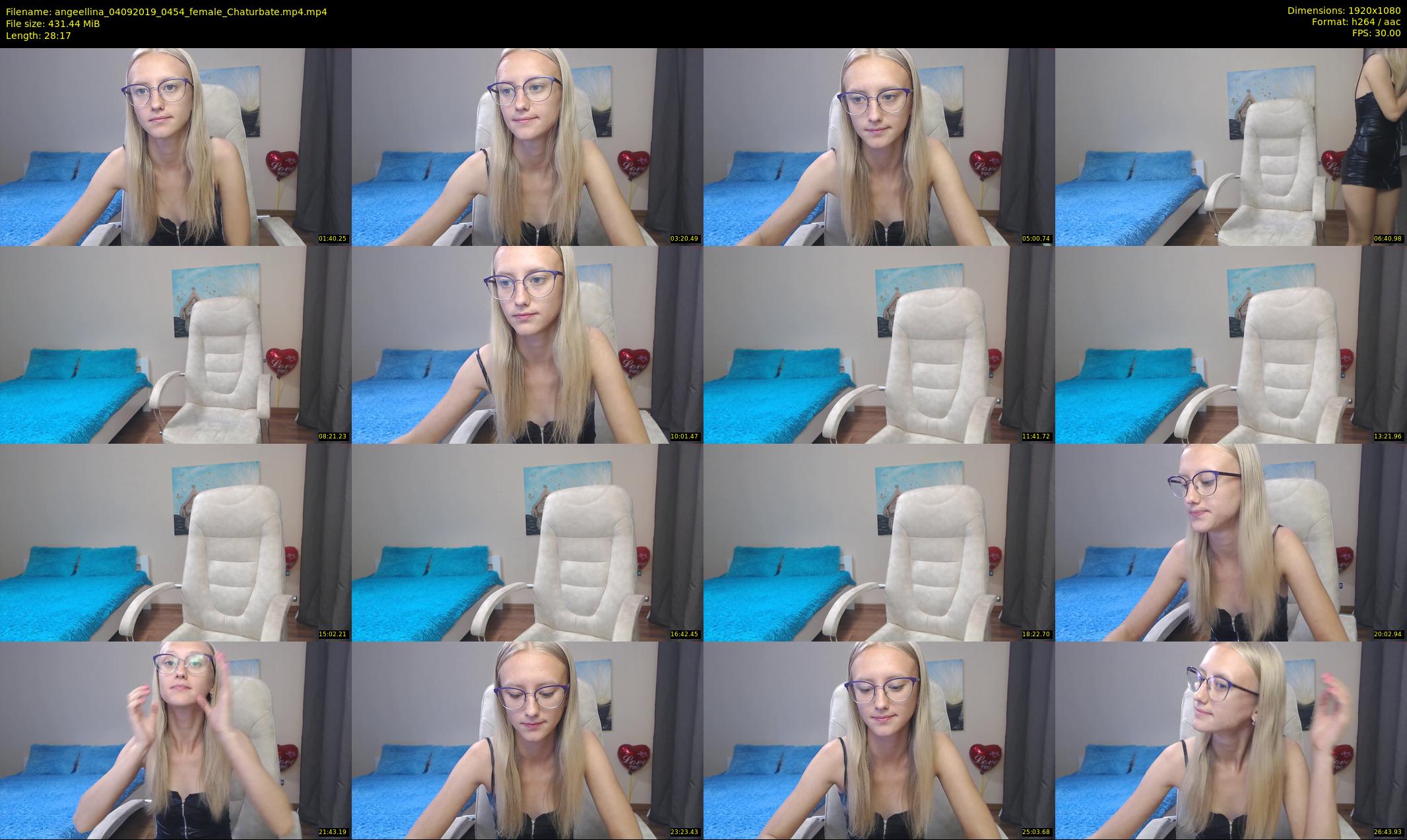 angeellina — 29 minute Chaturbate female cam show recording, 1080p, Sep 4, 2019
