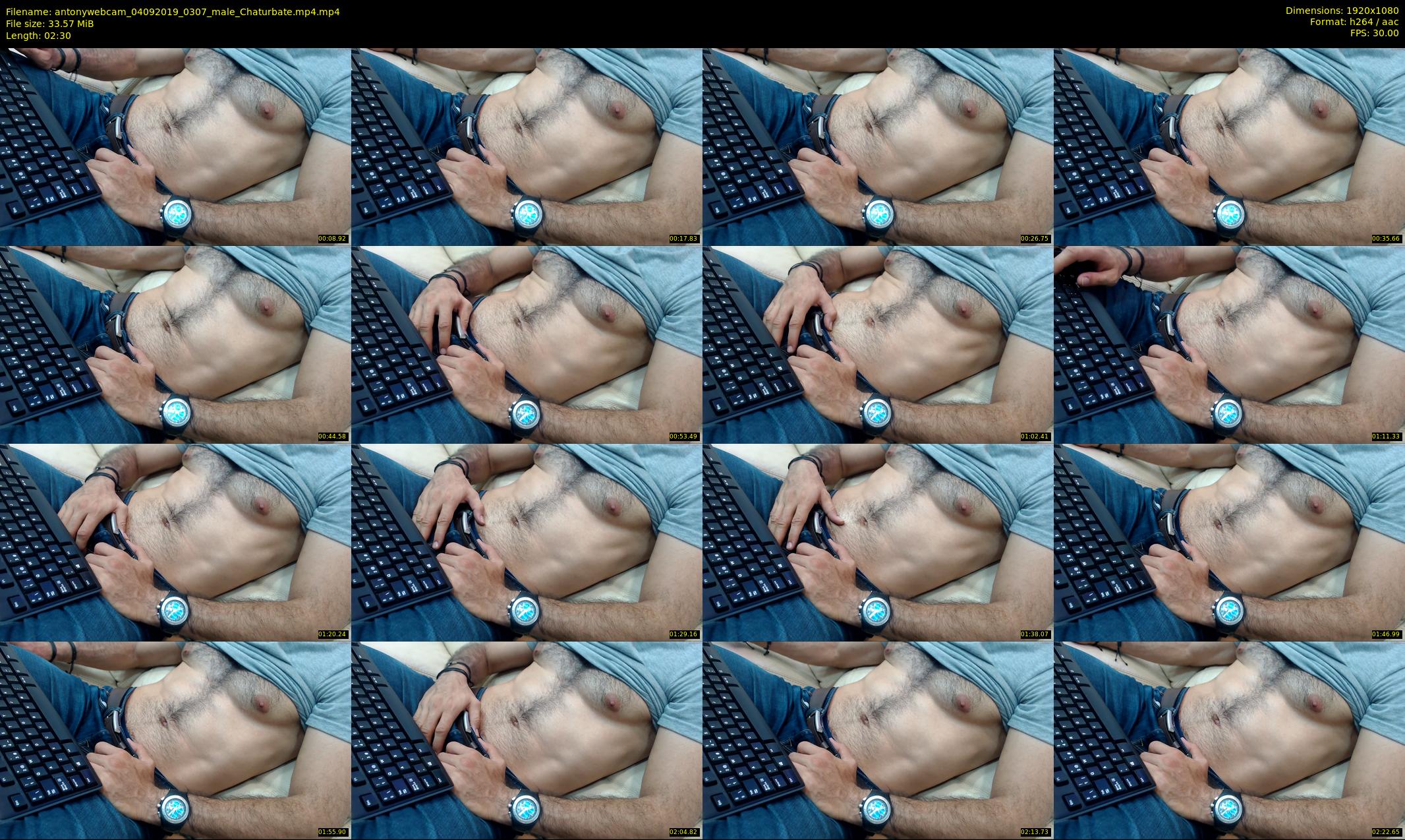 antonywebcam — 3 minute Chaturbate male cam show recording, 1080p, Sep 4, 2019