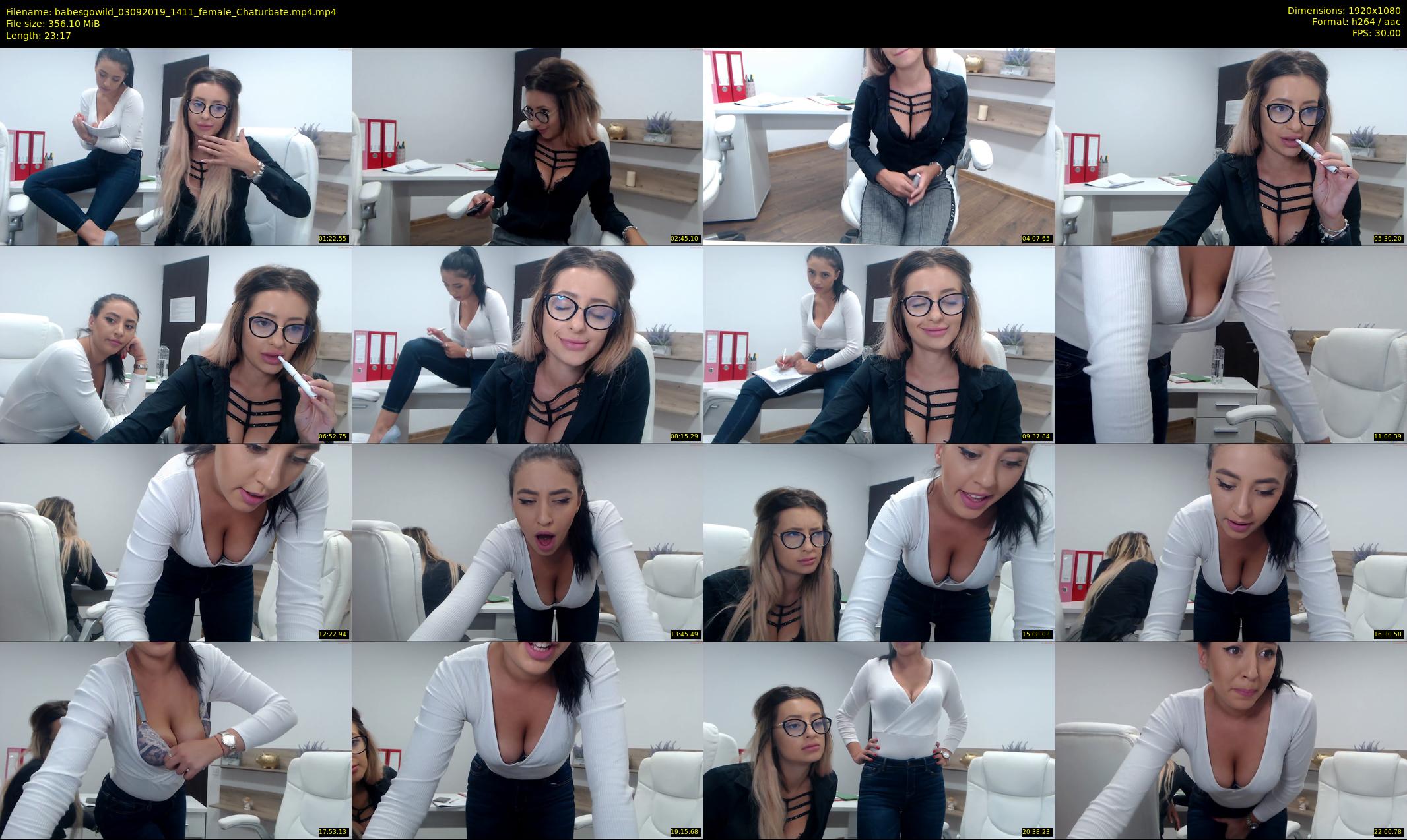 babesgowild — 24 minute Chaturbate couple cam show recording, 1080p, Sep 3, 2019