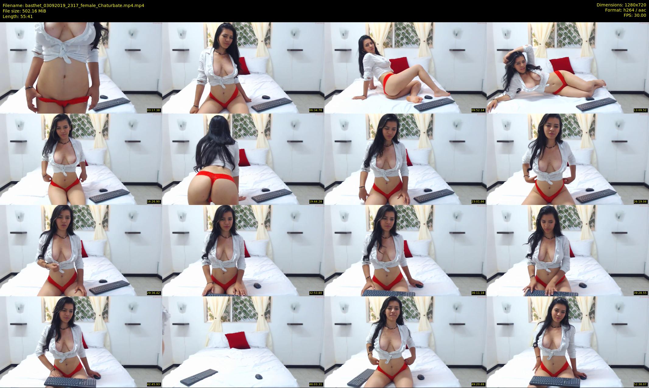 basthet — 56 minute Chaturbate female cam show recording, 720p, Sep 3, 2019