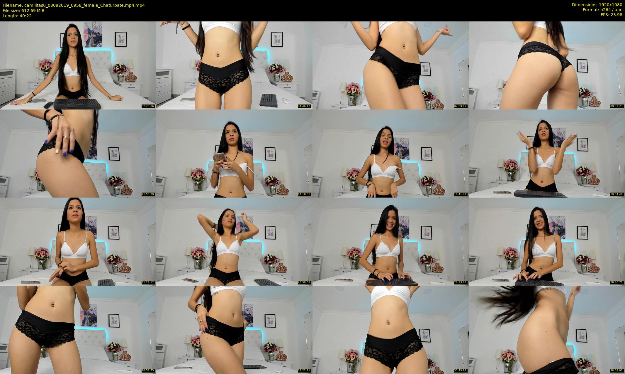 camilitasu — 41 minute Chaturbate female cam show recording, 1080p, Sep 3, 2019