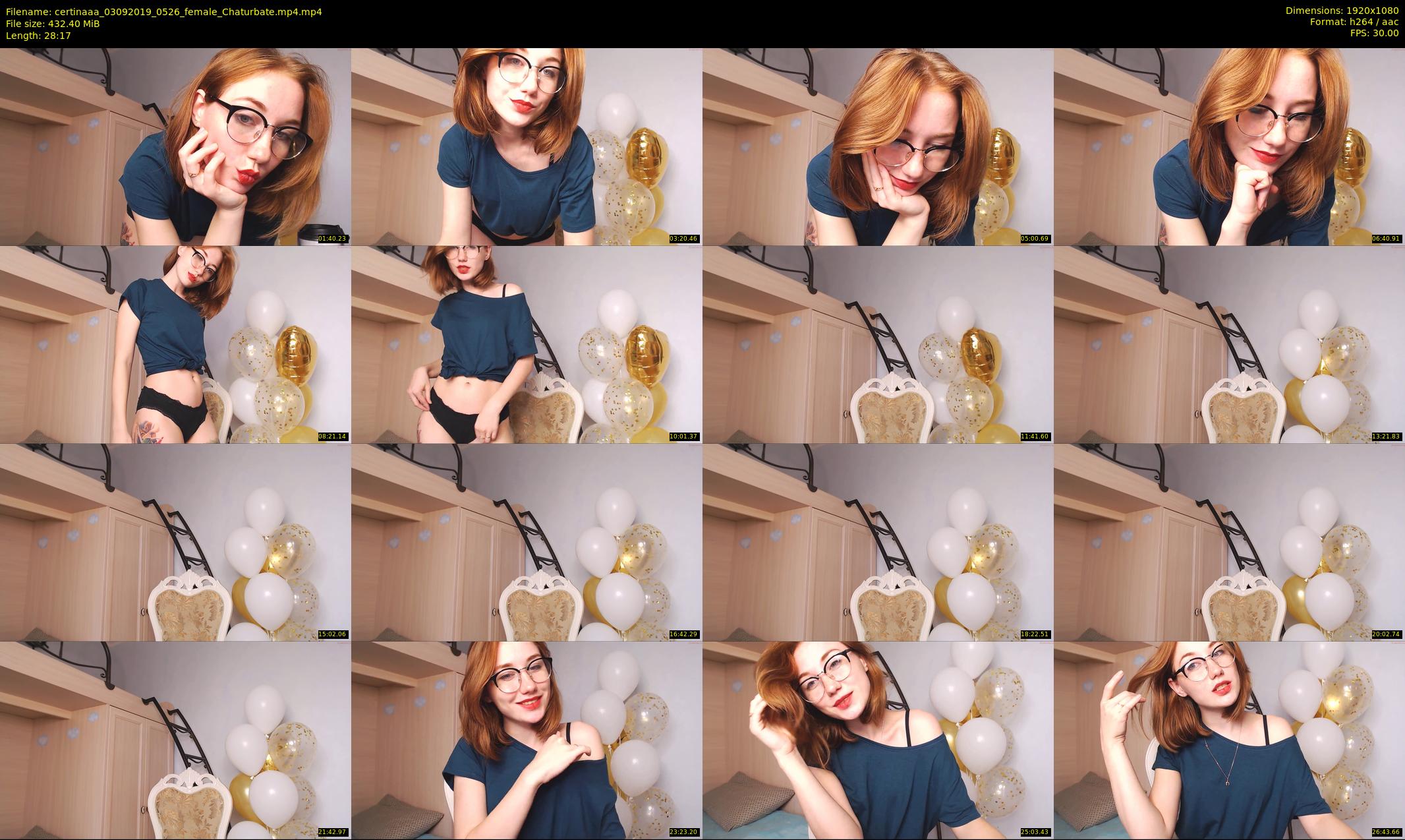 certinaaa — 29 minute Chaturbate female cam show recording, 1080p, Sep 3, 2019