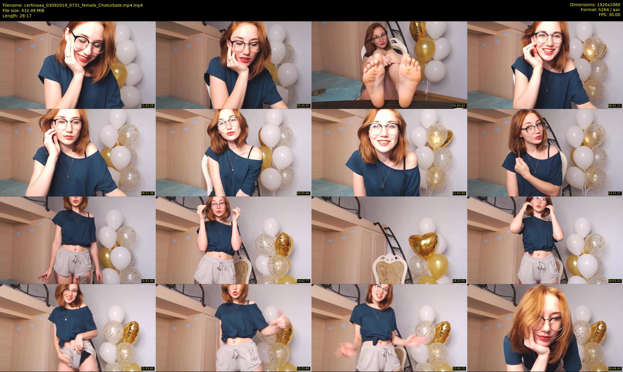 certinaaa — 29 minute Chaturbate female cam show recording, 1080p, Sep 3, 2019