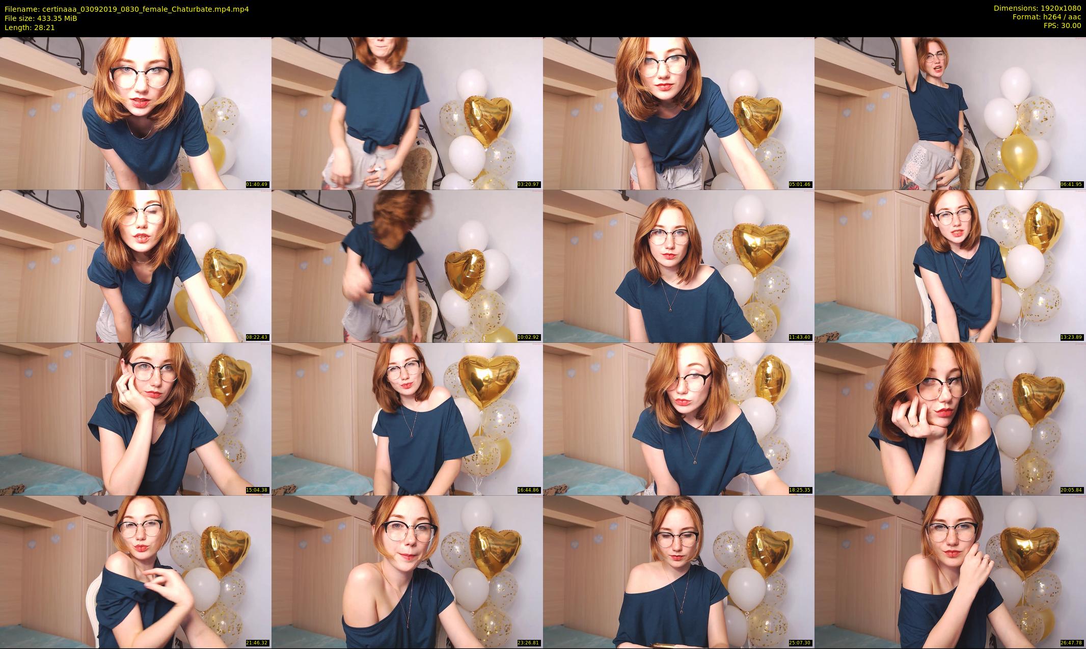 certinaaa — 29 minute Chaturbate female cam show recording, 1080p, Sep 3, 2019