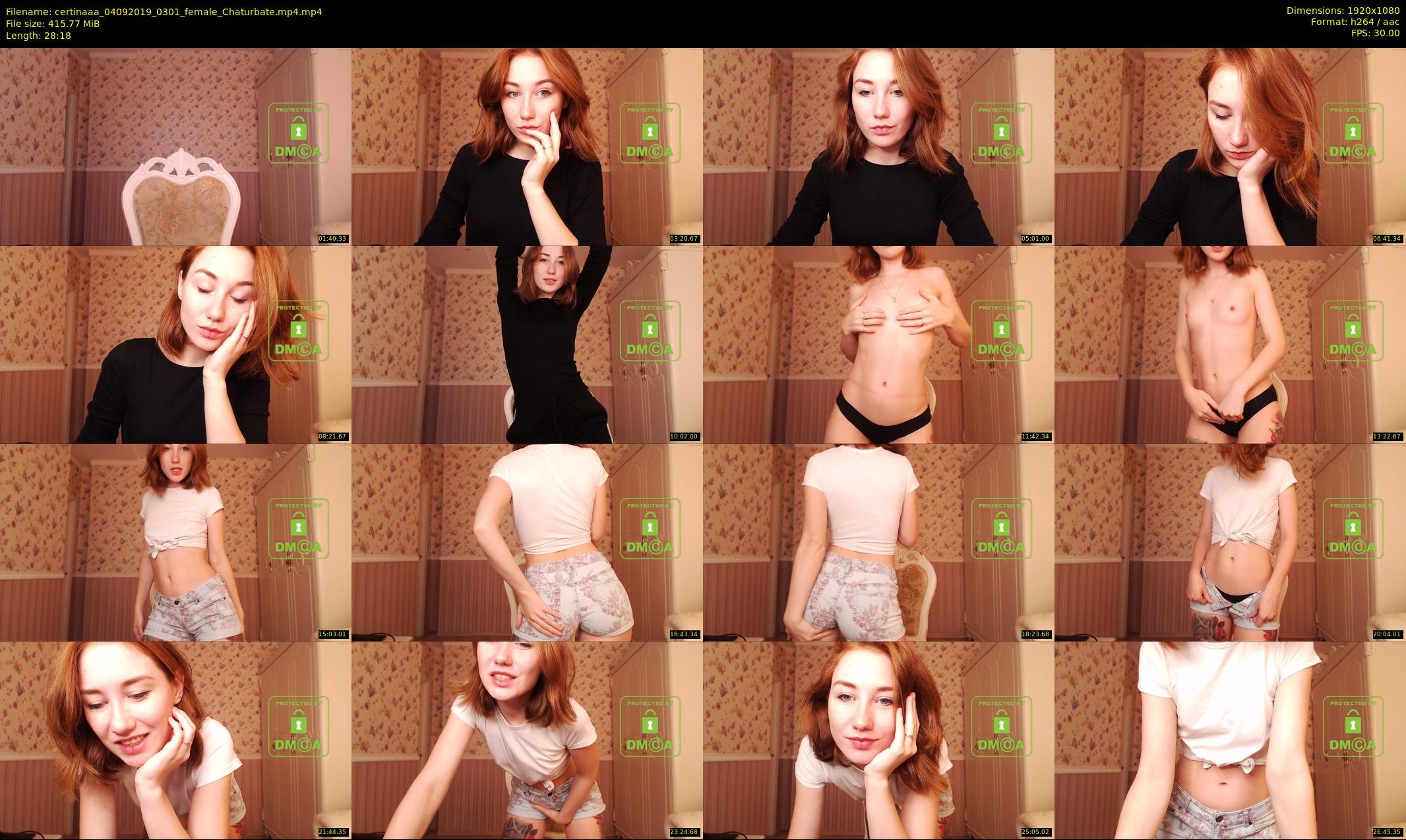 certinaaa — 29 minute Chaturbate female cam show recording, 1080p, Sep 4, 2019