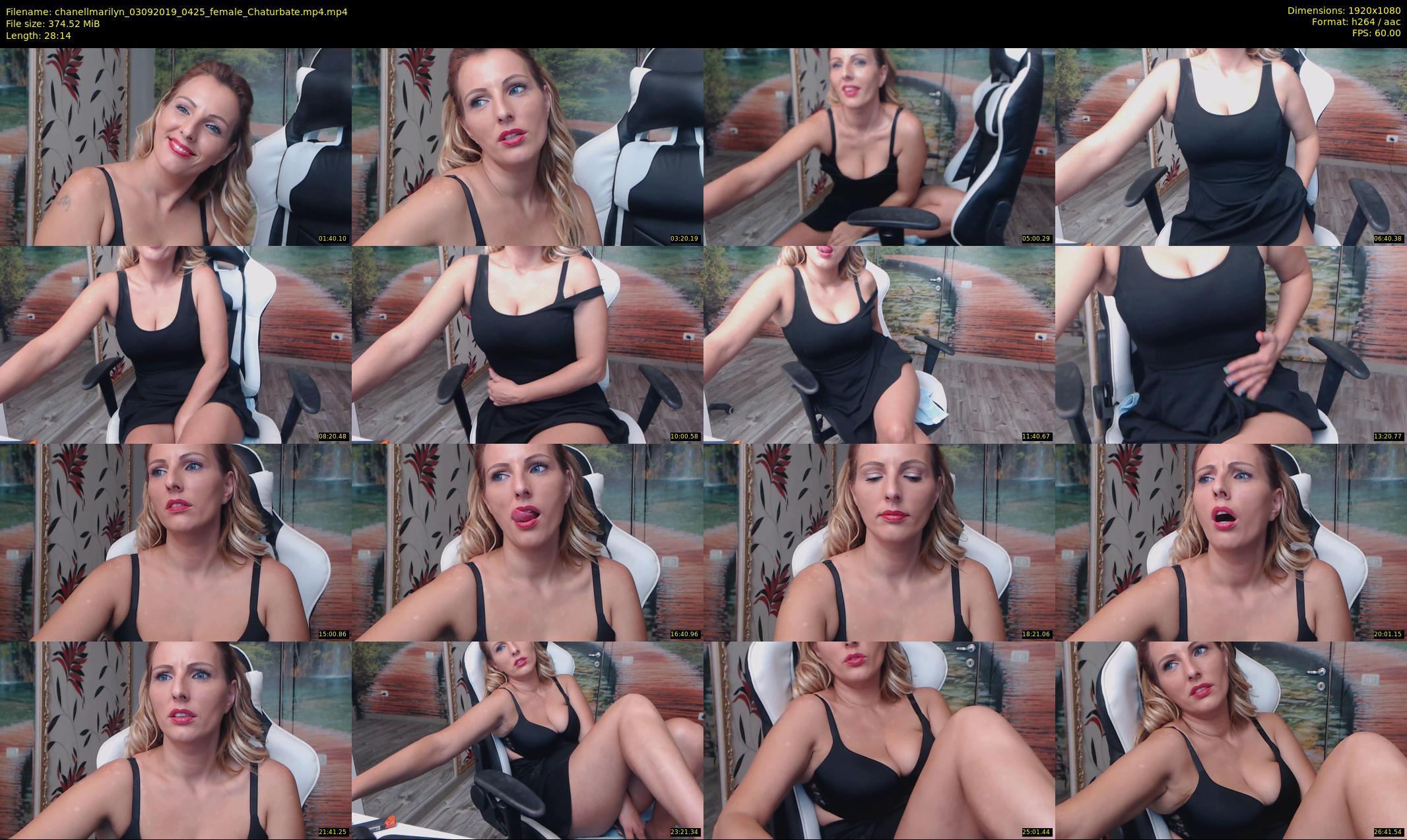 chanellmarilyn — 29 minute Chaturbate female cam show recording, 1080p, Sep 3, 2019