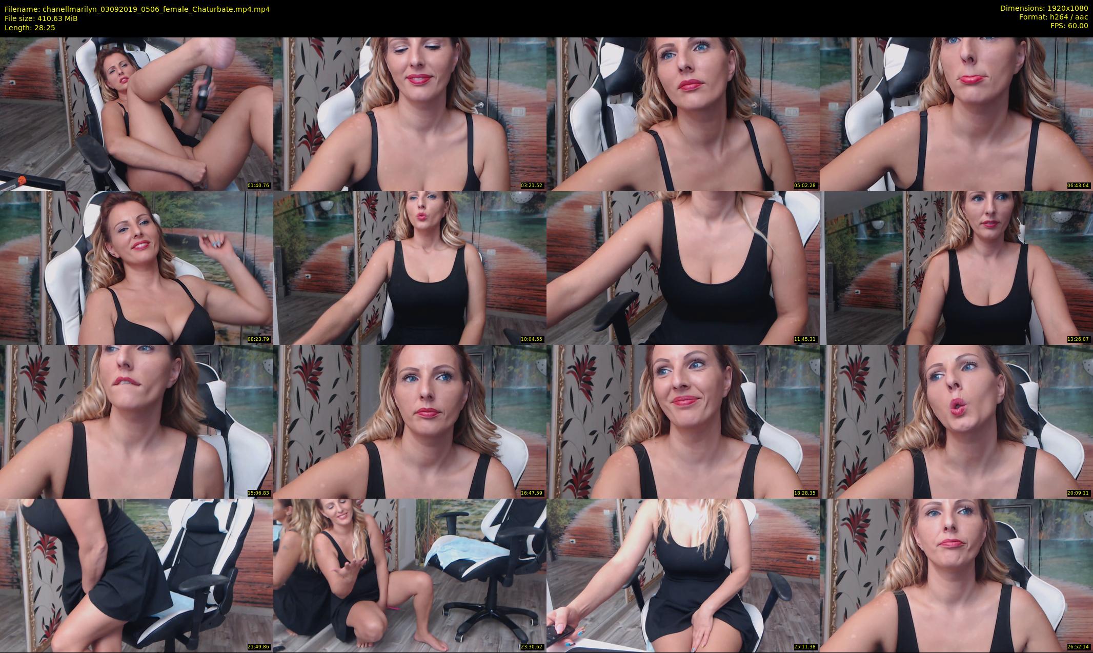 chanellmarilyn — 29 minute Chaturbate female cam show recording, 1080p, Sep 3, 2019