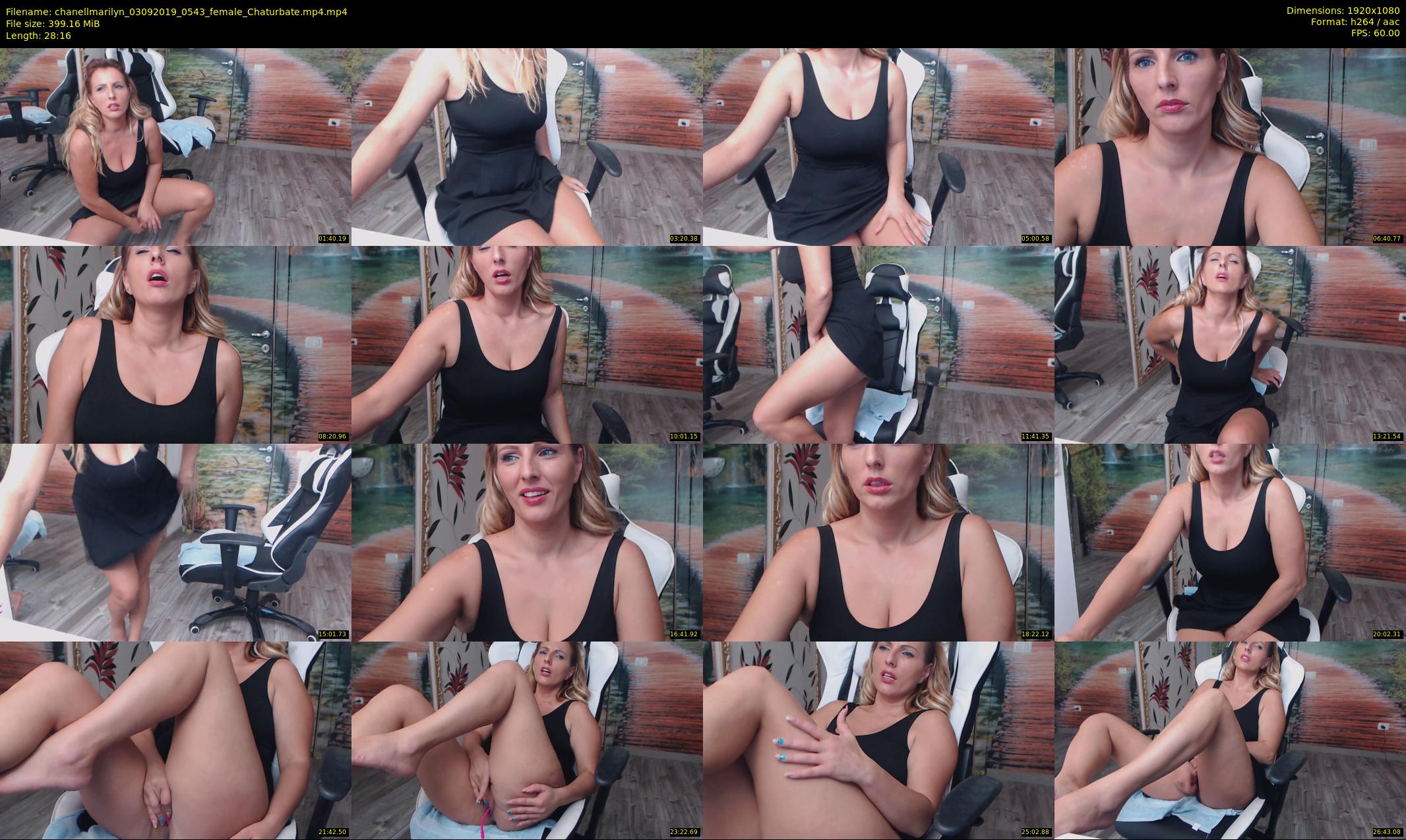 chanellmarilyn — 29 minute Chaturbate female cam show recording, 1080p, Sep 3, 2019