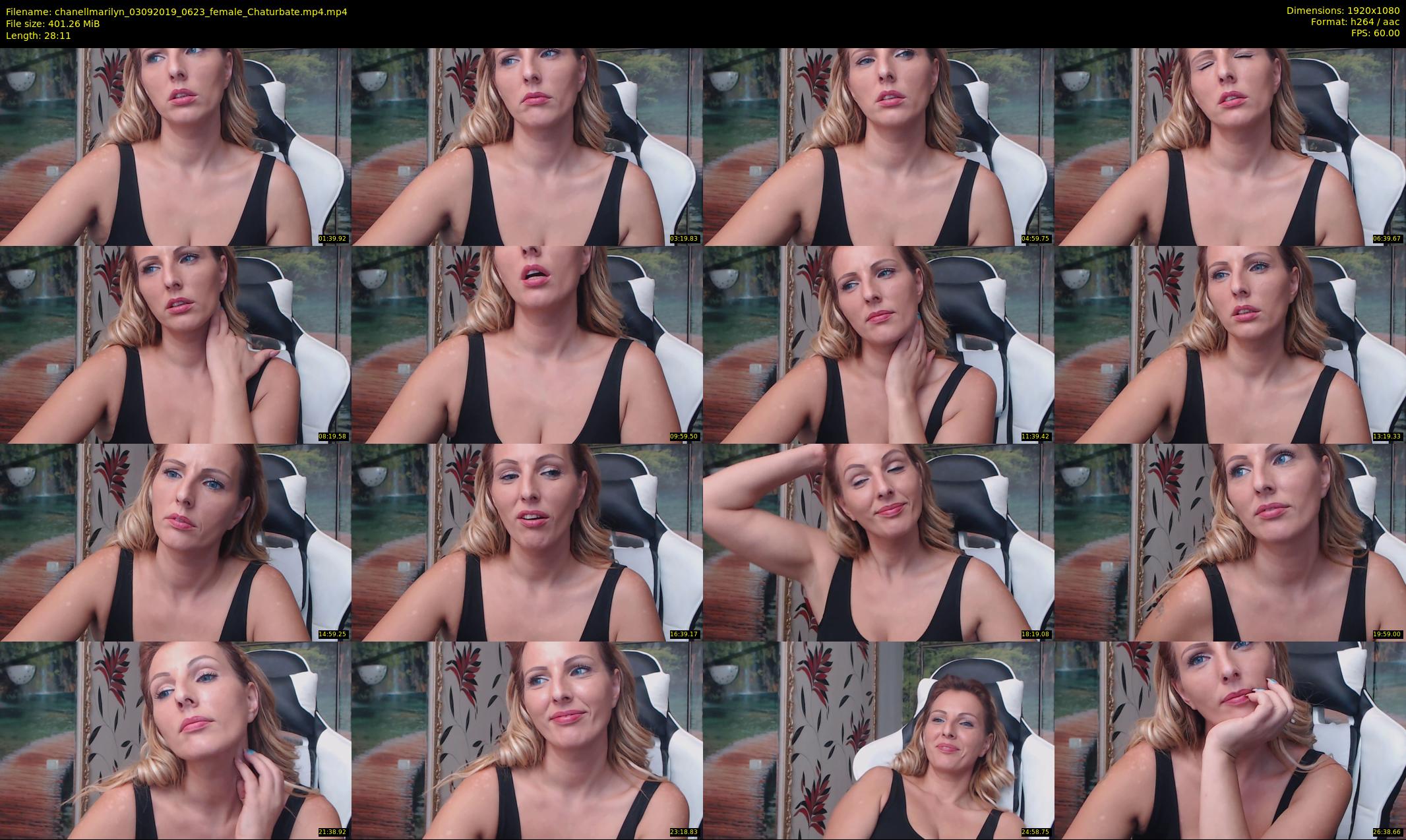 chanellmarilyn — 29 minute Chaturbate female cam show recording, 1080p, Sep 3, 2019