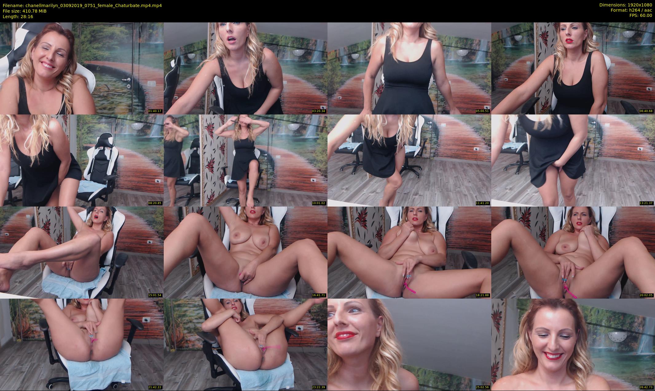 chanellmarilyn — 29 minute Chaturbate female cam show recording, 1080p, Sep 3, 2019
