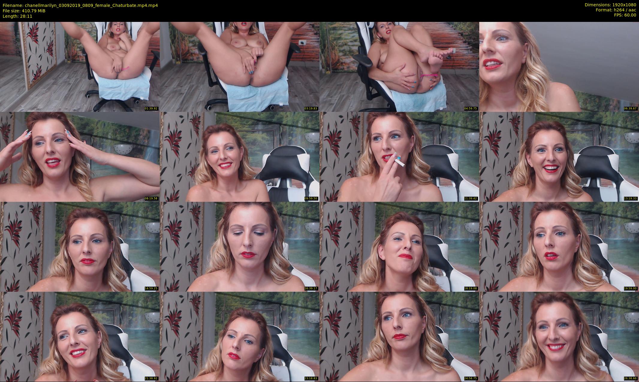 chanellmarilyn — 29 minute Chaturbate female cam show recording, 1080p, Sep 3, 2019