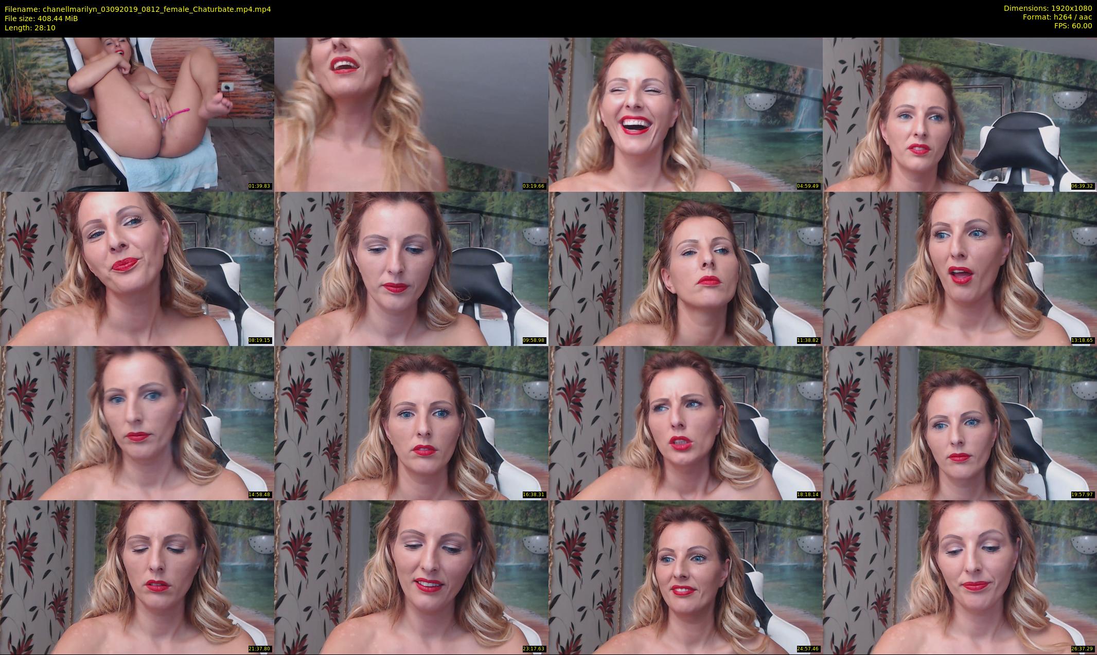 chanellmarilyn — 29 minute Chaturbate female cam show recording, 1080p, Sep 3, 2019