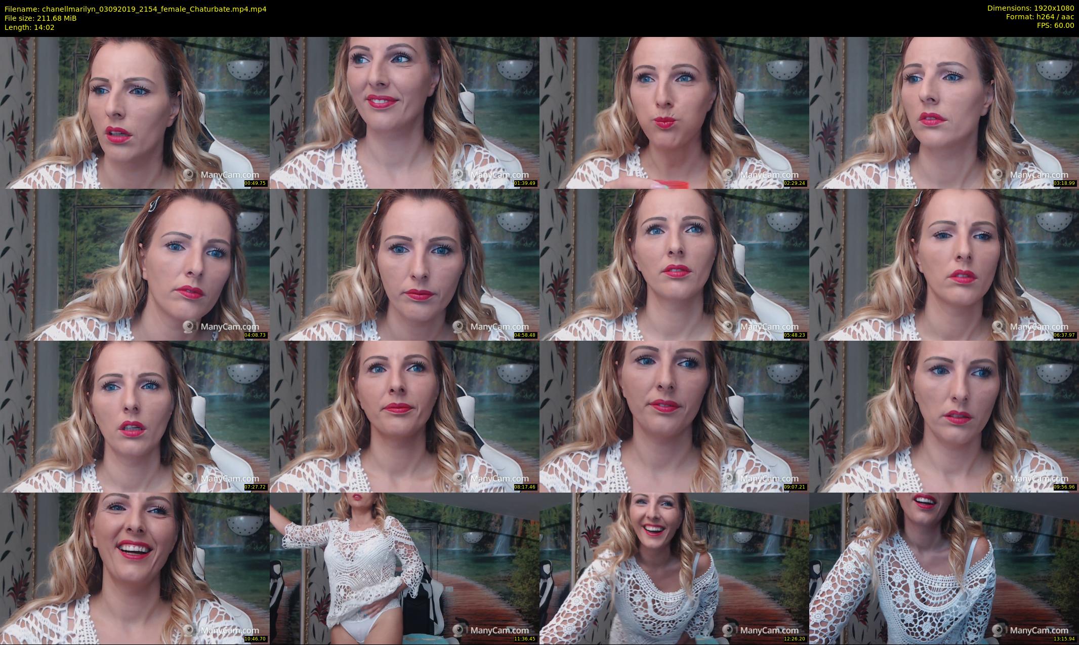 chanellmarilyn — 15 minute Chaturbate female cam show recording, 1080p, Sep 3, 2019