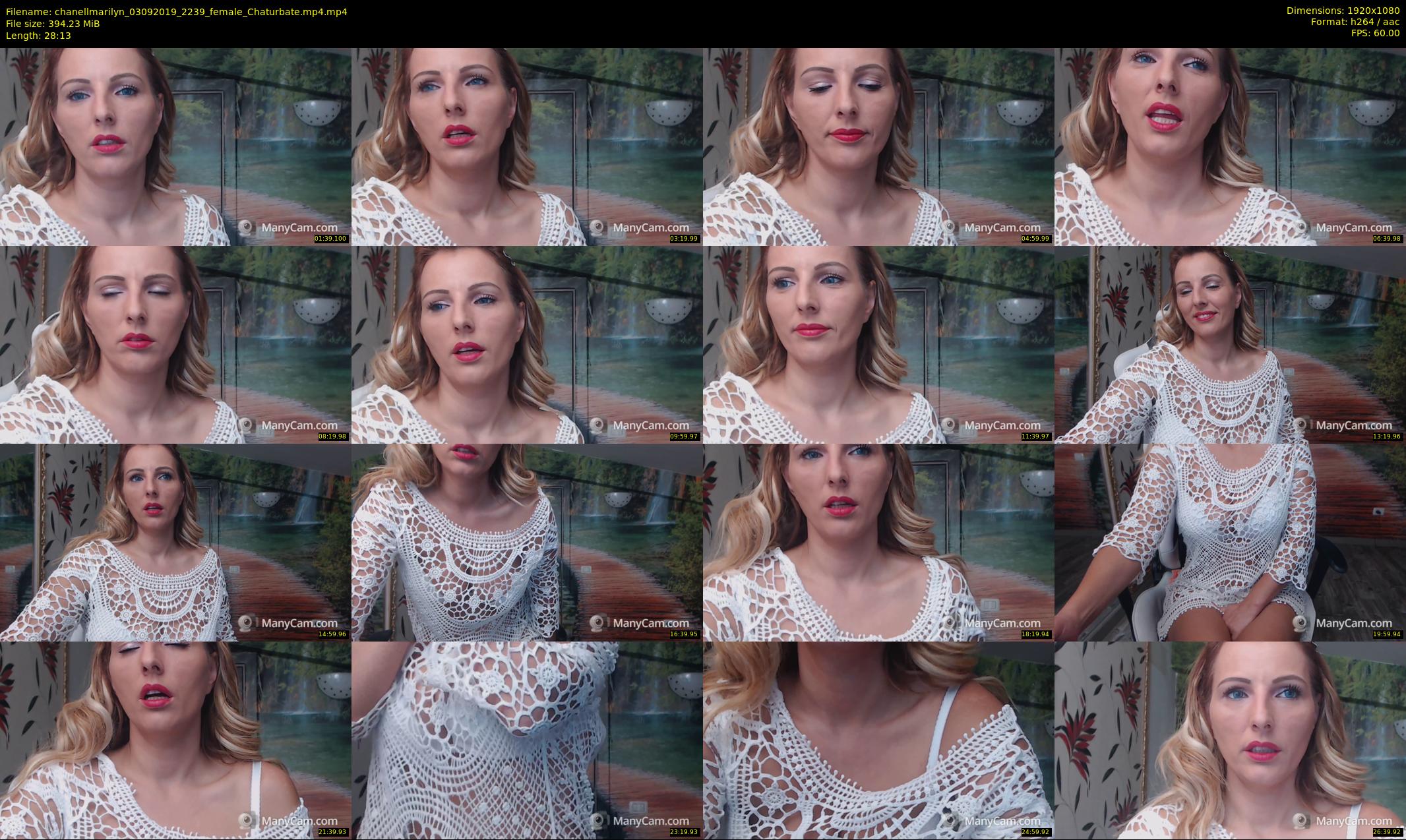 chanellmarilyn — 29 minute Chaturbate female cam show recording, 1080p, Sep 3, 2019