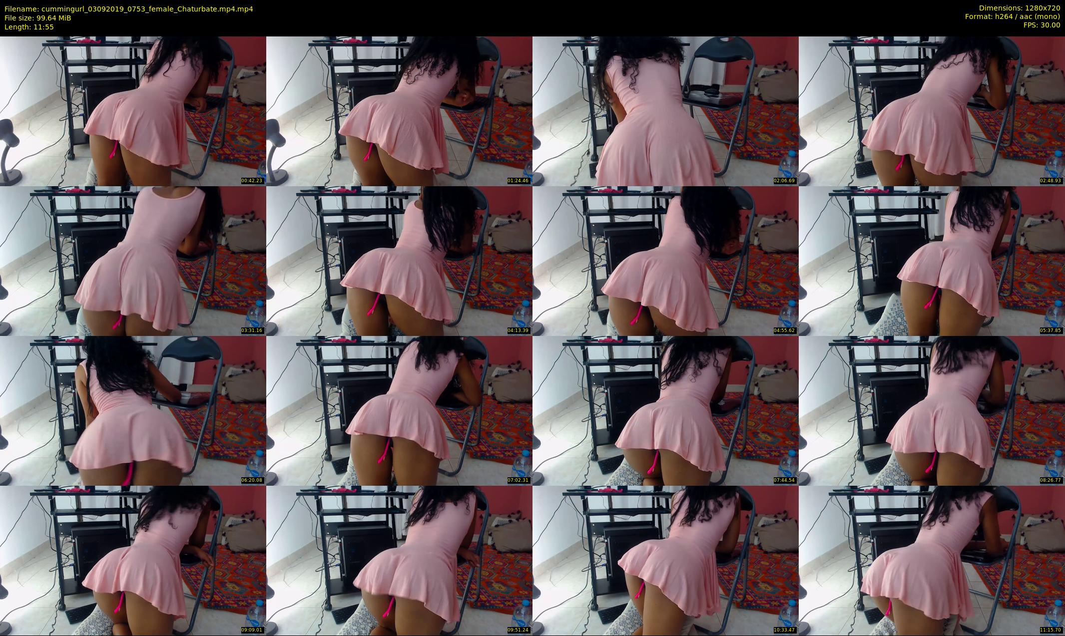 cummingurl — 12 minute Chaturbate couple cam show recording, 720p, Sep 3, 2019