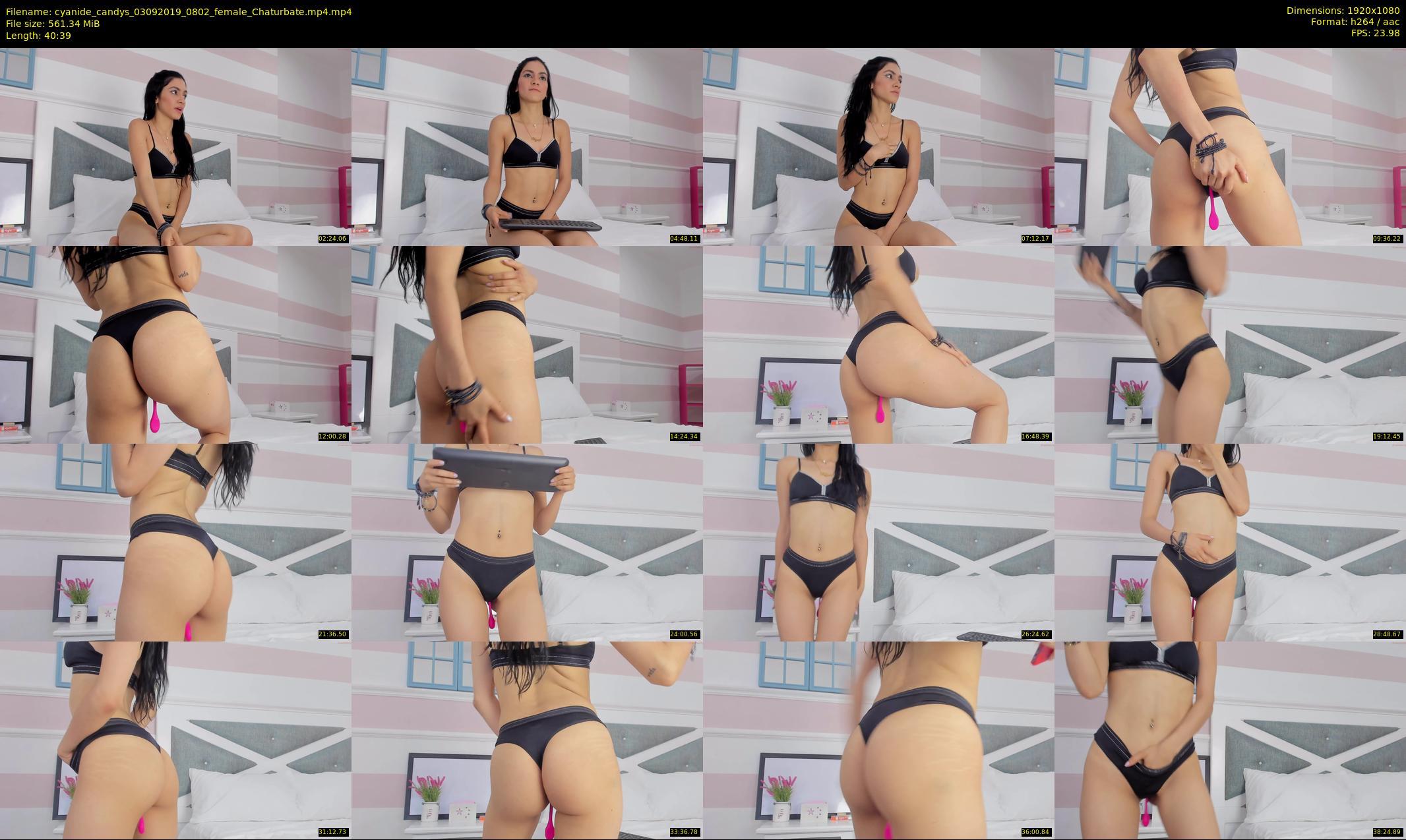 cyanide_candys — 41 minute Chaturbate female cam show recording, 1080p, Sep 3, 2019