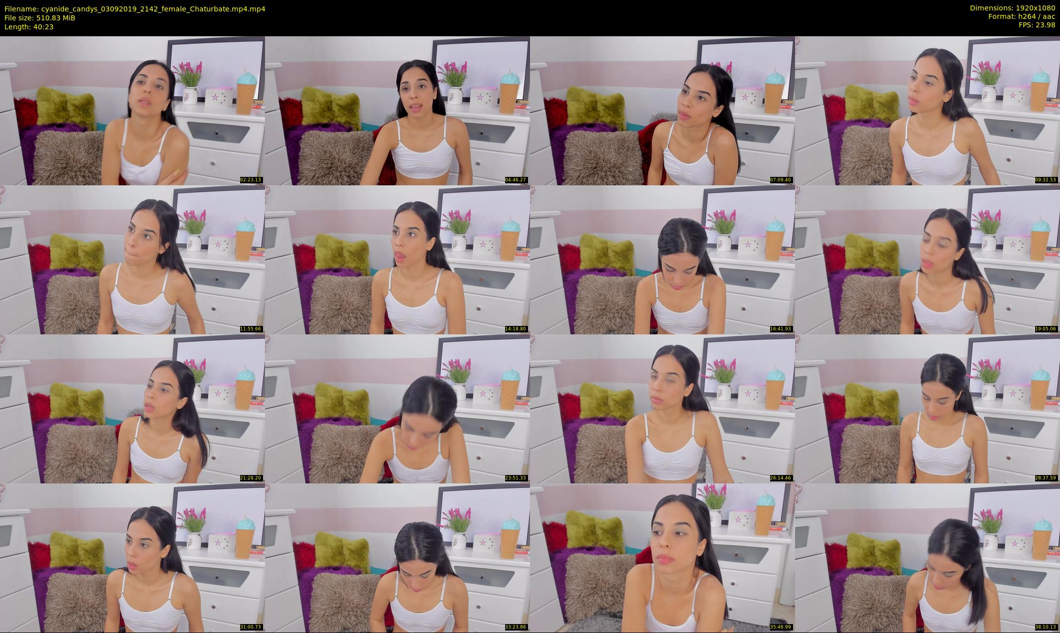 cyanide_candys — 41 minute Chaturbate female cam show recording, 1080p, Sep 3, 2019