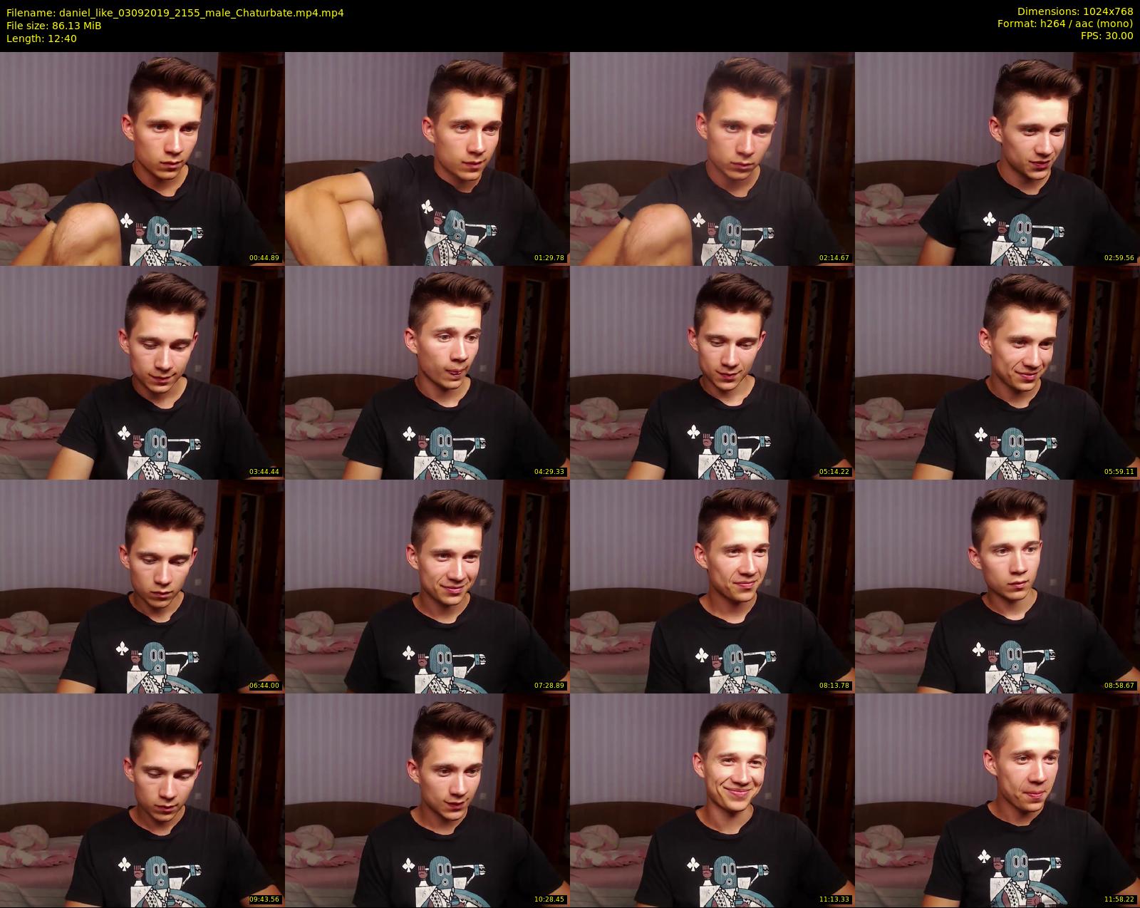 daniel_like — 13 minute Chaturbate male cam show recording, 720p, Sep 3, 2019