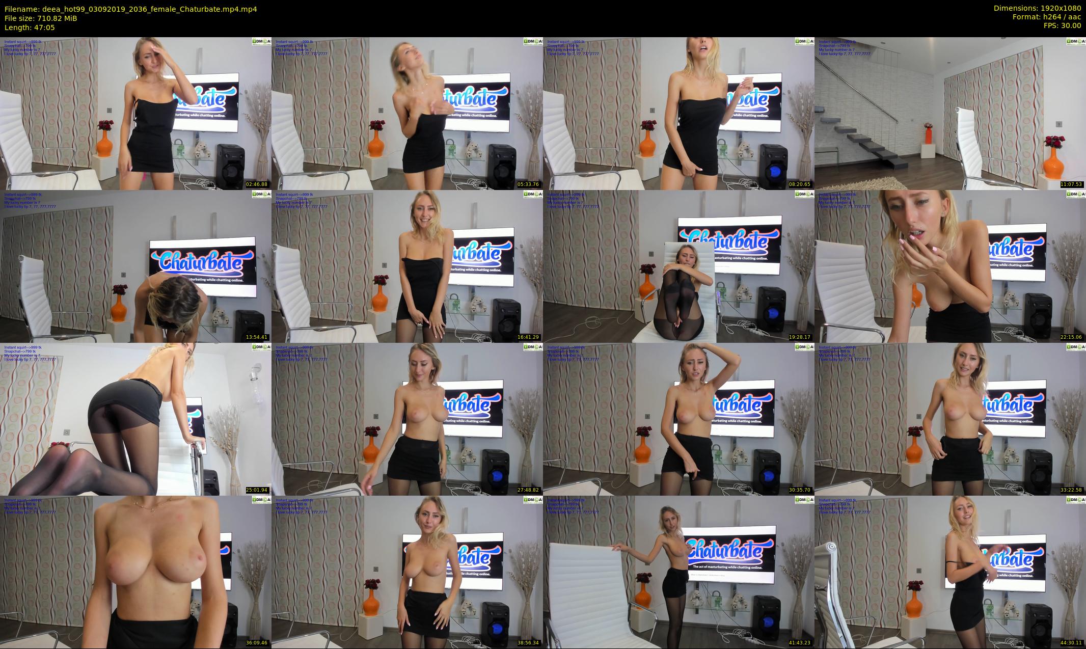 deea_hot99 — 48 minute Chaturbate female cam show recording, 1080p, Sep 3, 2019