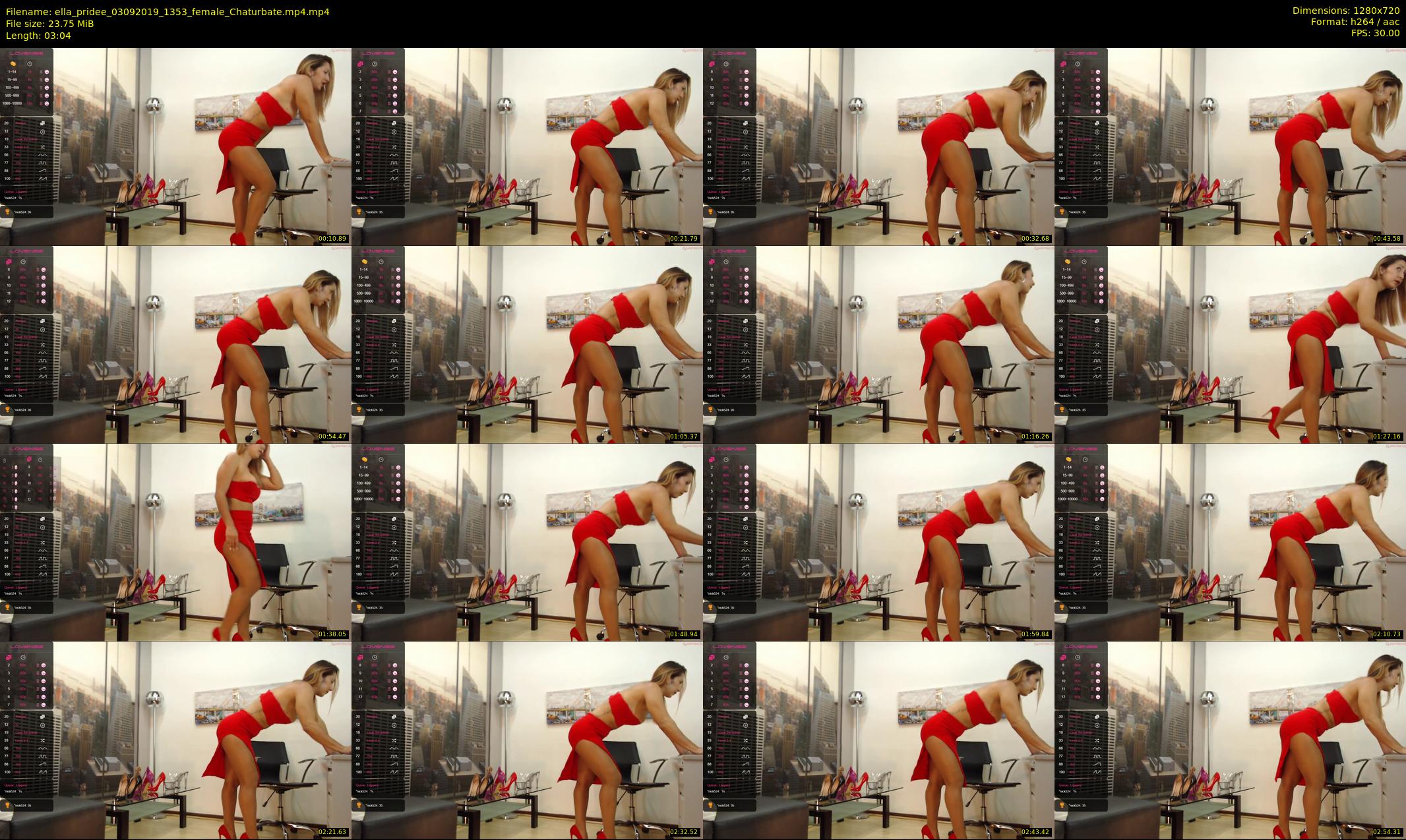 ella_pridee — 4 minute Chaturbate female cam show recording, 720p, Sep 3, 2019