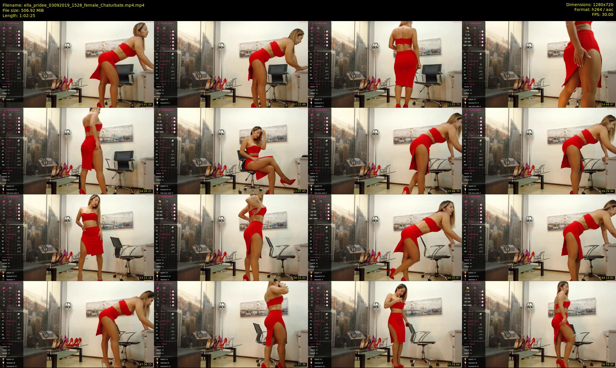 ella_pridee — 63 minute Chaturbate female cam show recording, 720p, Sep 3, 2019