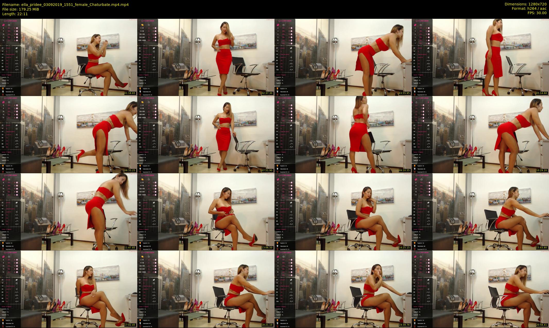 ella_pridee — 23 minute Chaturbate female cam show recording, 720p, Sep 3, 2019