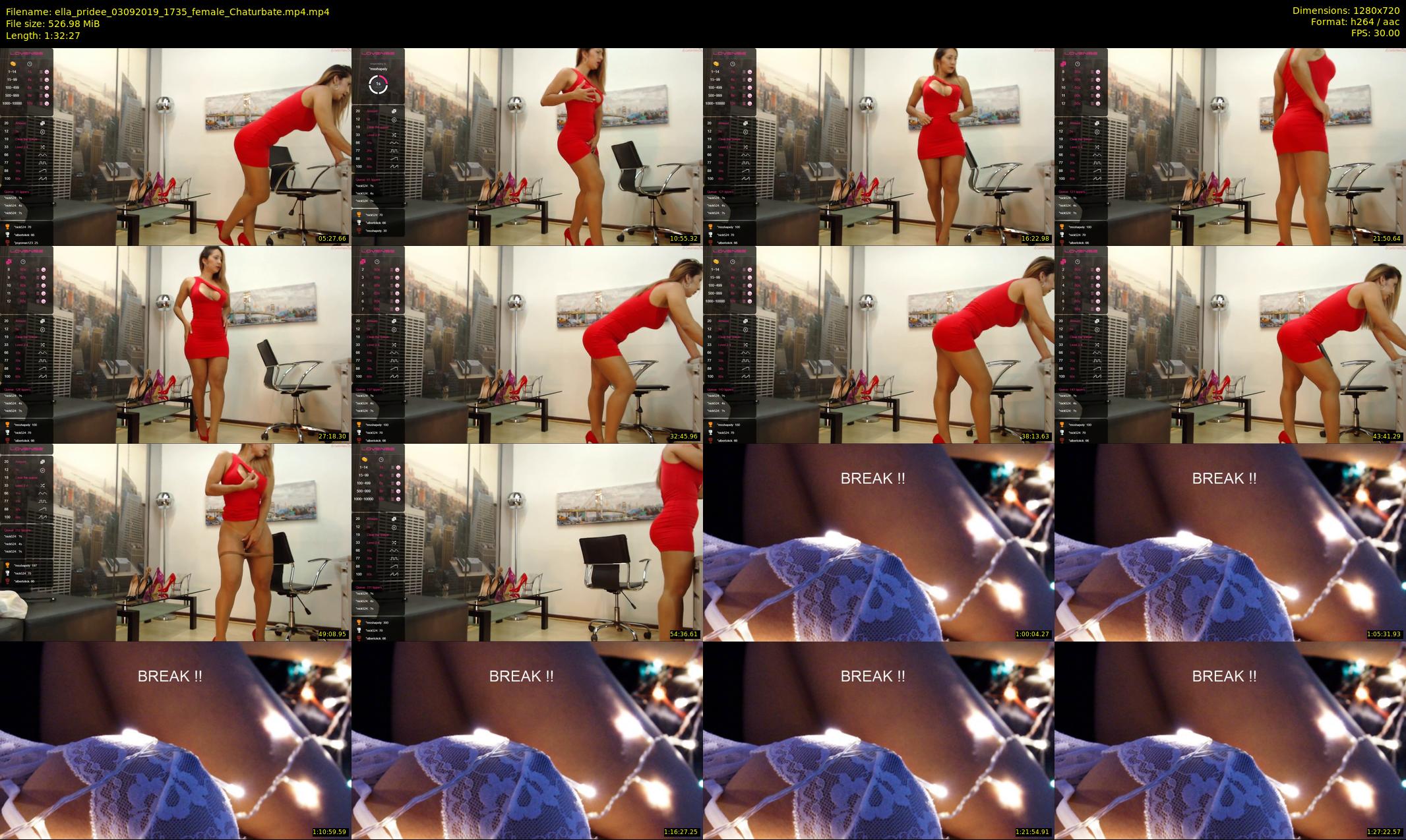 ella_pridee — 93 minute Chaturbate female cam show recording, 720p, Sep 3, 2019