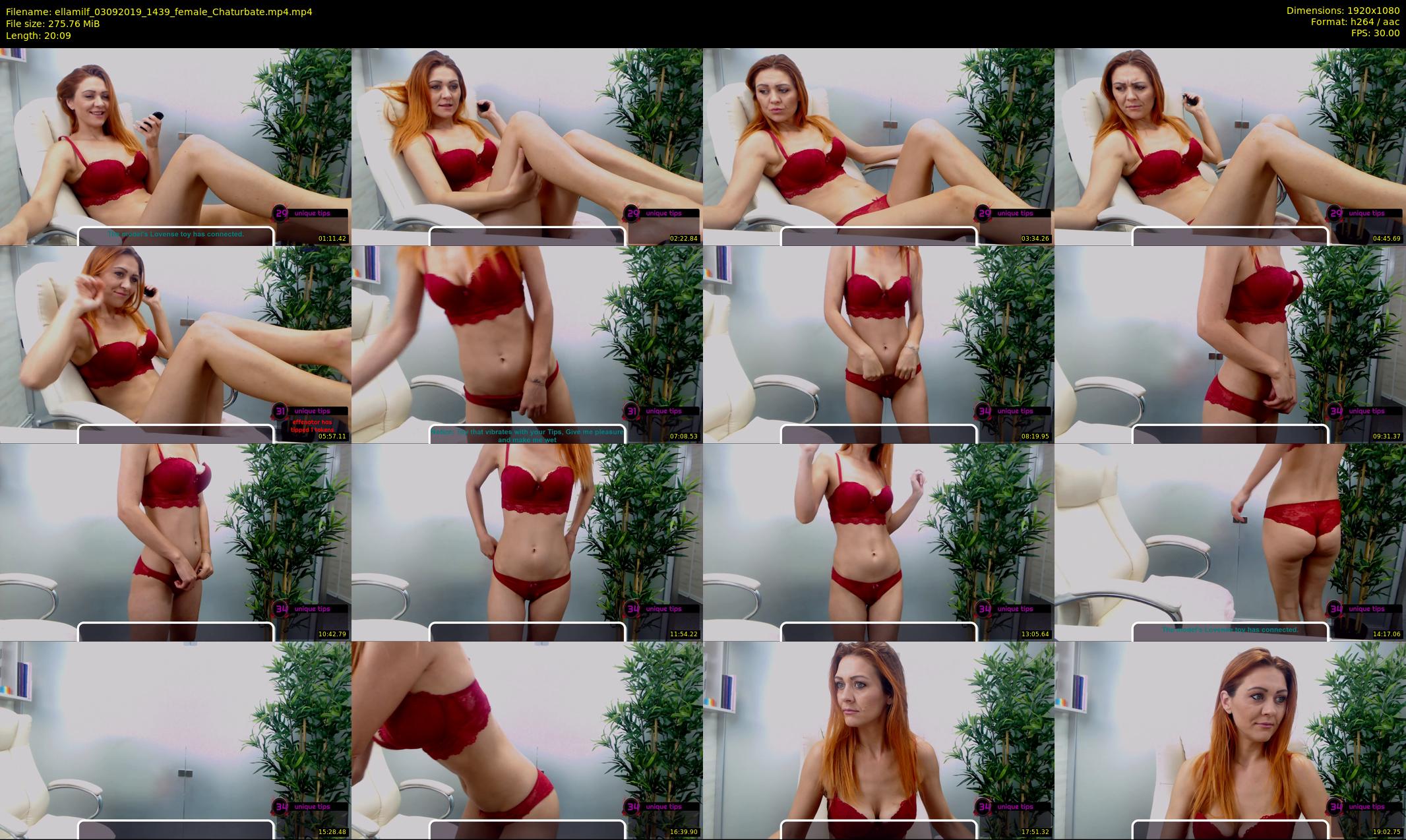 ellamilf — 21 minute Chaturbate female cam show recording, 1080p, Sep 3, 2019