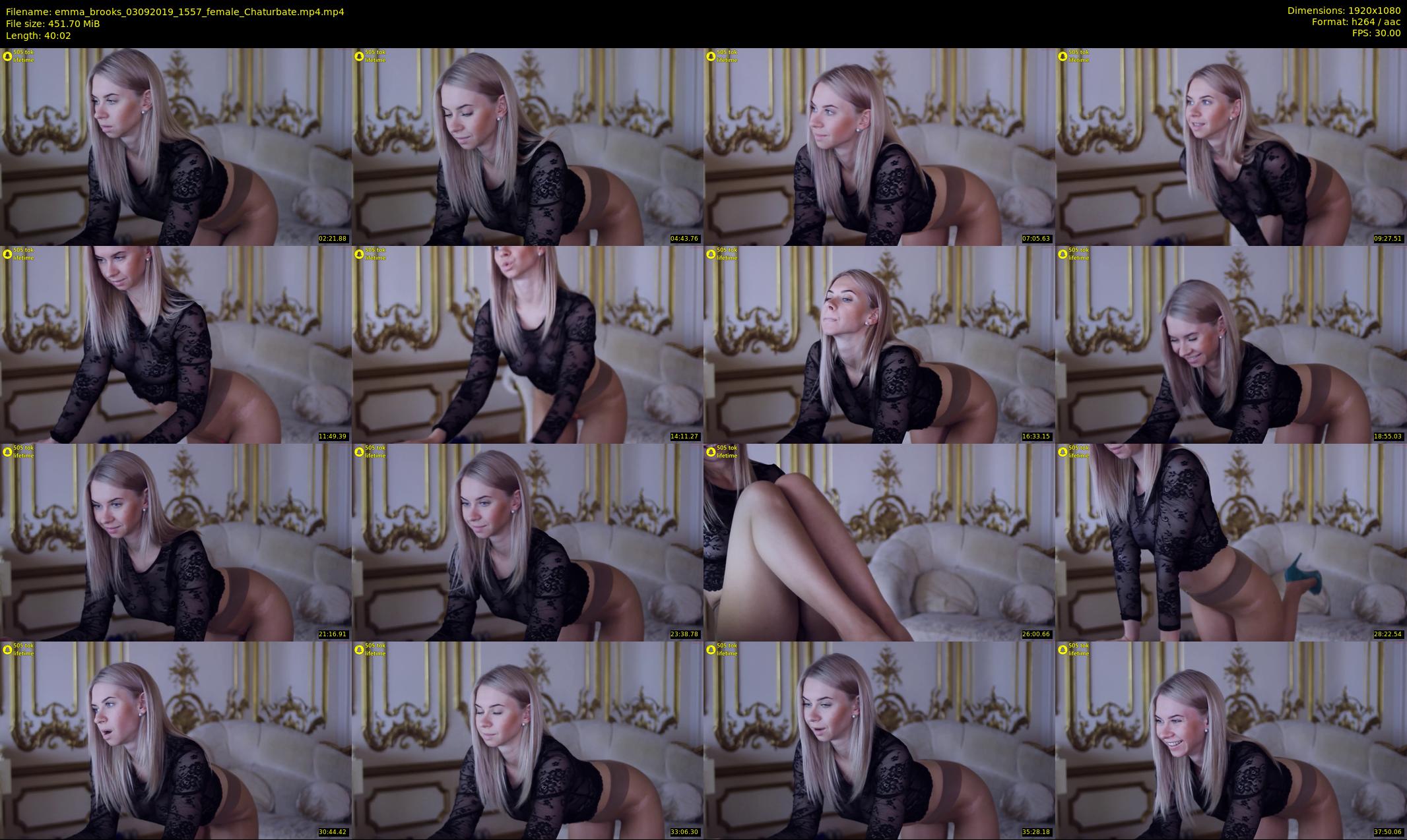 emma_brooks — 41 minute Chaturbate female cam show recording, 1080p, Sep 3, 2019