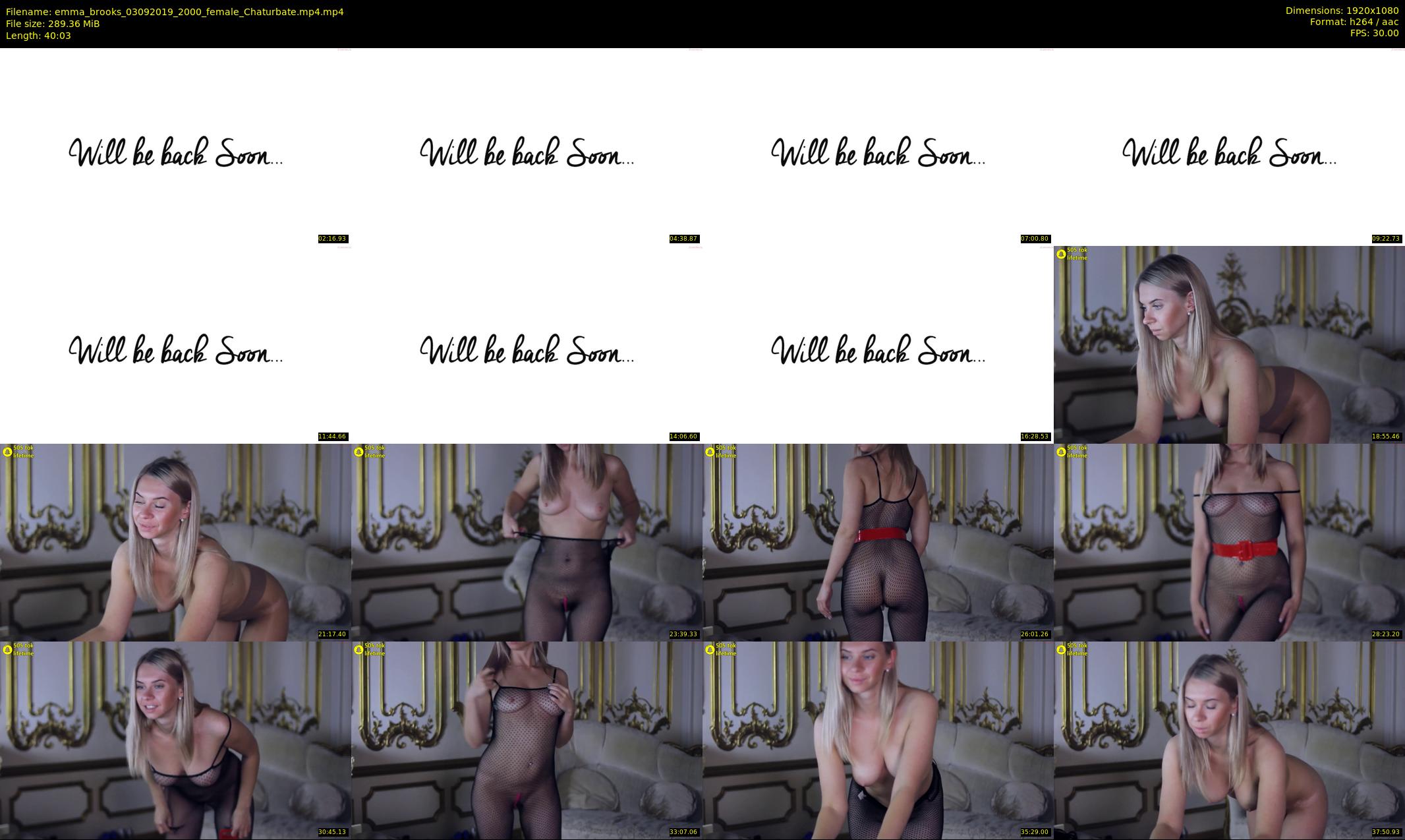 emma_brooks — 41 minute Chaturbate female cam show recording, 1080p, Sep 3, 2019