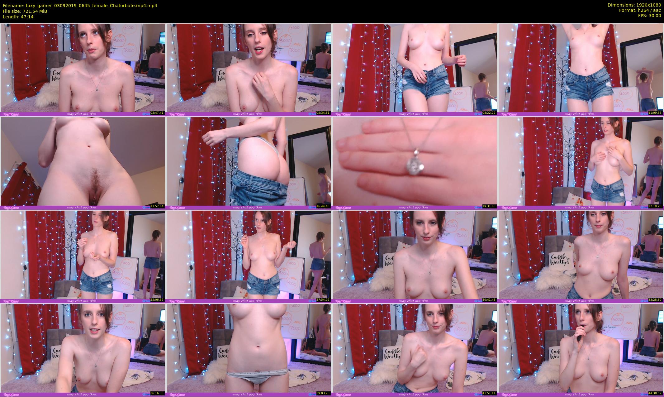 foxy_gamer — 48 minute Chaturbate female cam show recording, 1080p, Sep 3, 2019