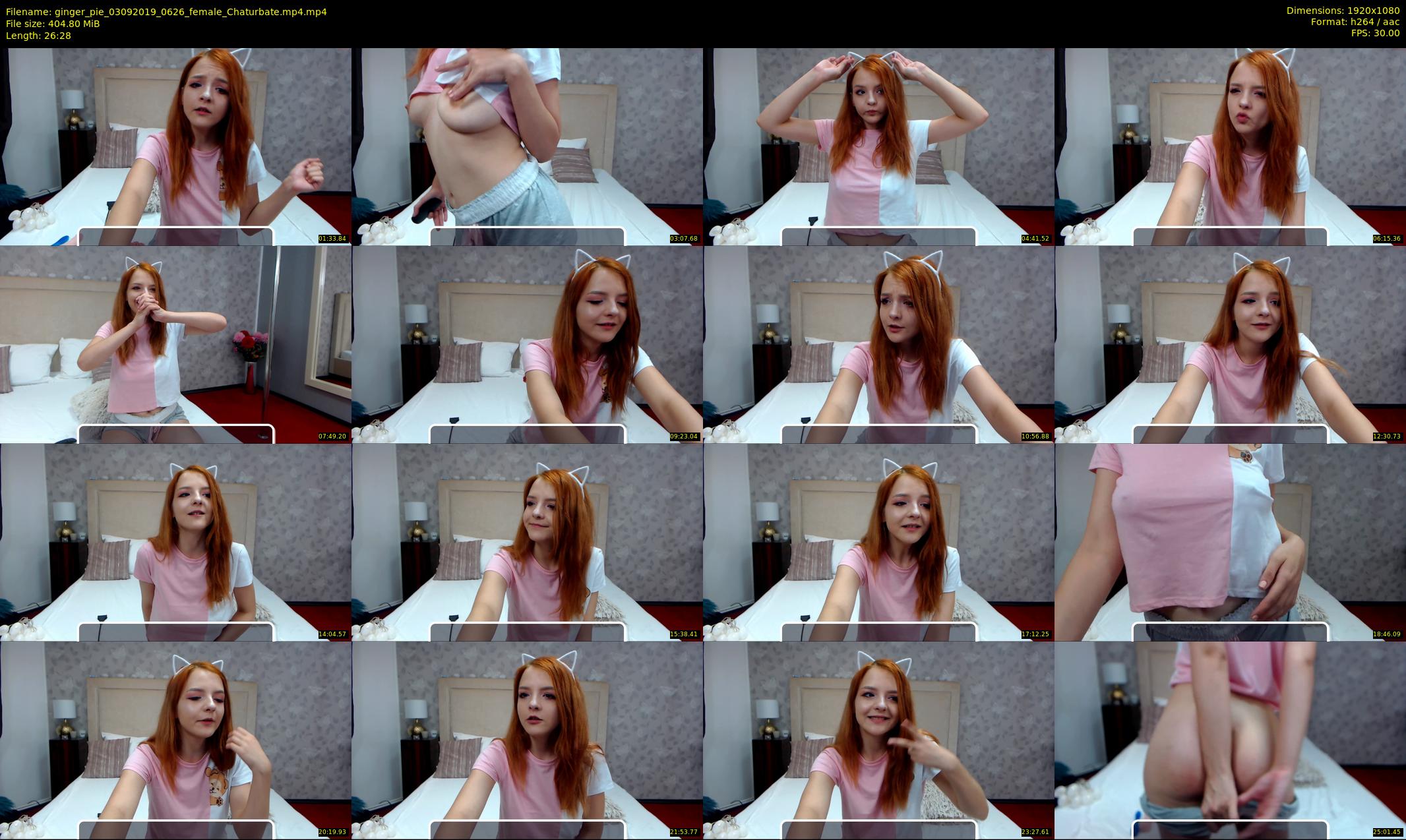 ginger_pie — 27 minute Chaturbate female cam show recording, 1080p, Sep 3, 2019