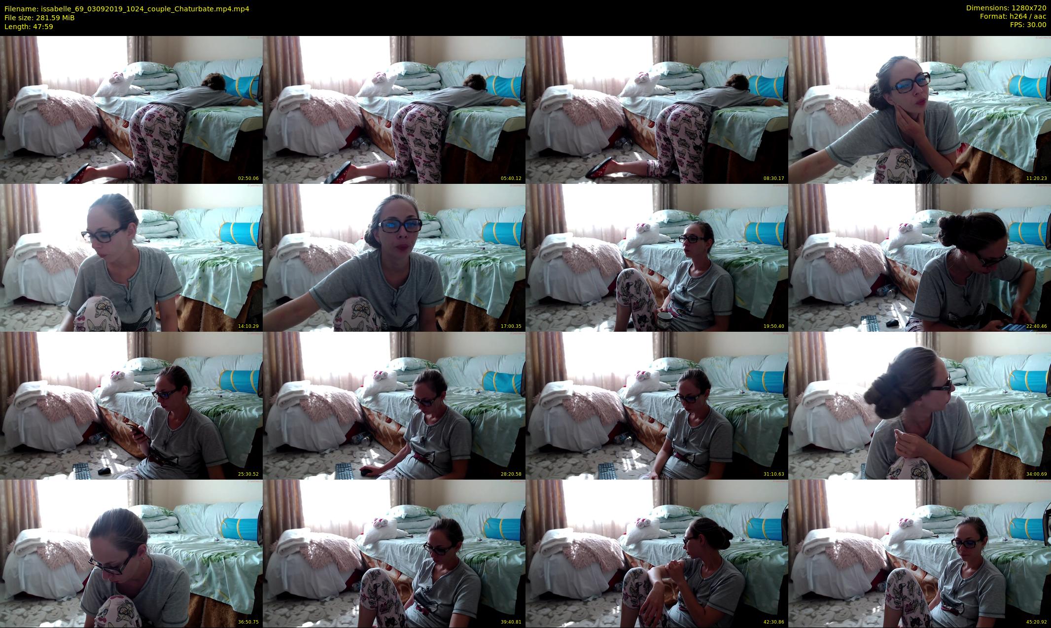 issabelle_69 — 48 minute Chaturbate couple cam show recording, 720p, Sep 3, 2019