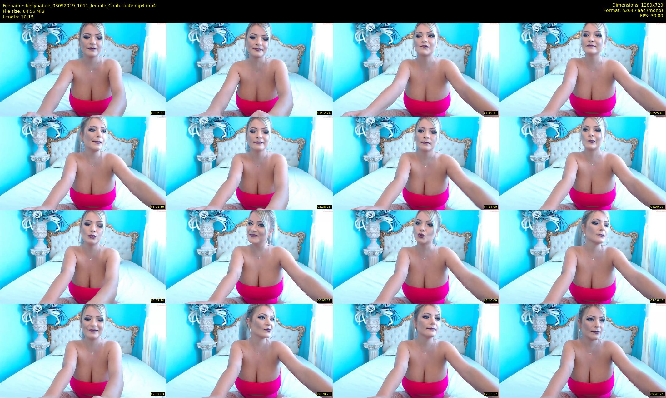 kellybabee — 11 minute Chaturbate female cam show recording, 720p, Sep 3, 2019